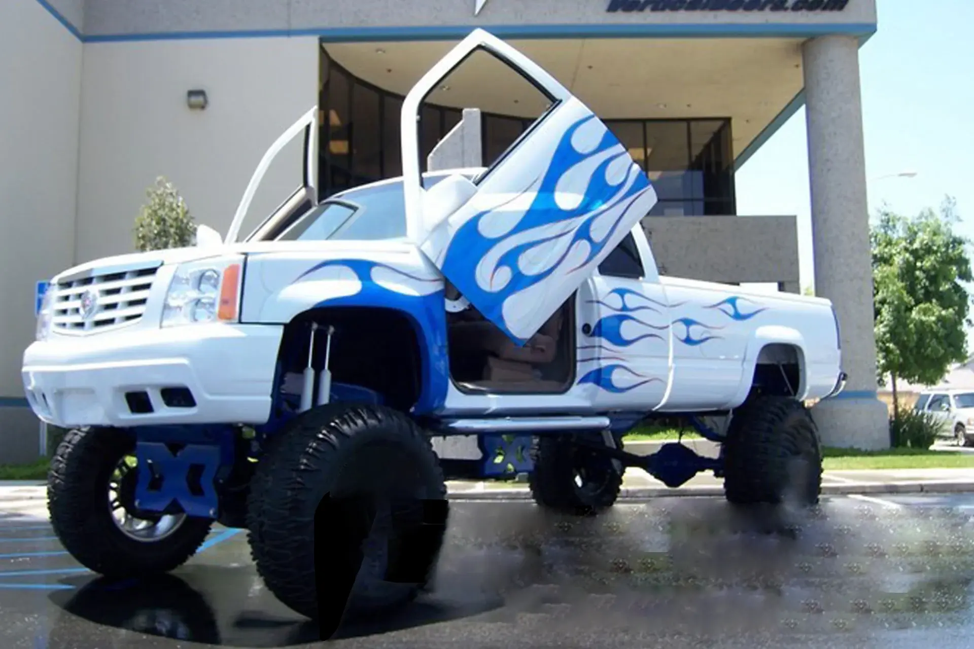 1988-1998 Chevrolet Silverado 1500/2500/3500 Bolt-on Vertical Lambo Door Conversion Kit - VDCCHEVYSILVER8898