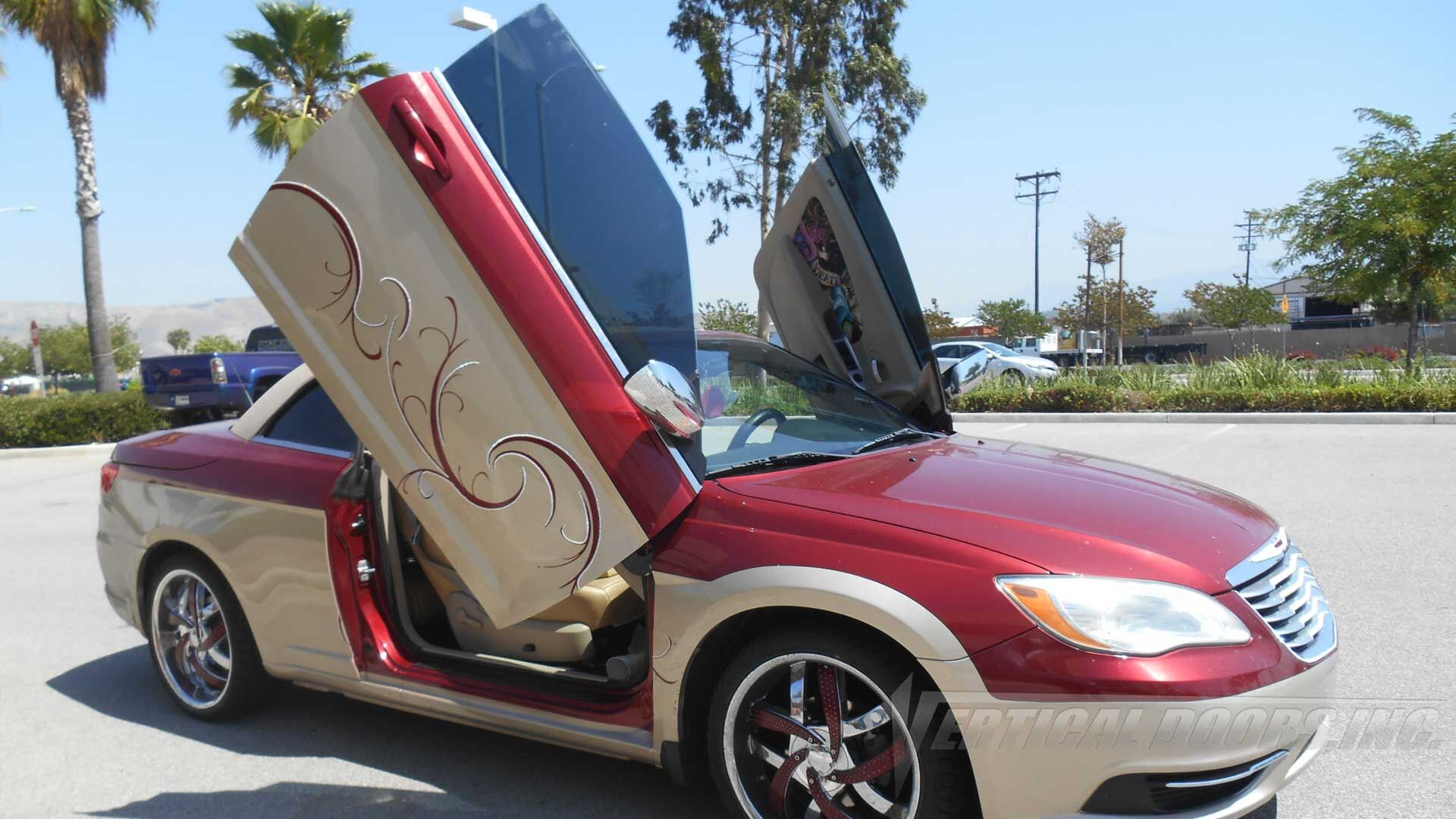2011-2014 Chrysler 200 Bolt-on Vertical Lambo Door Conversion Kit