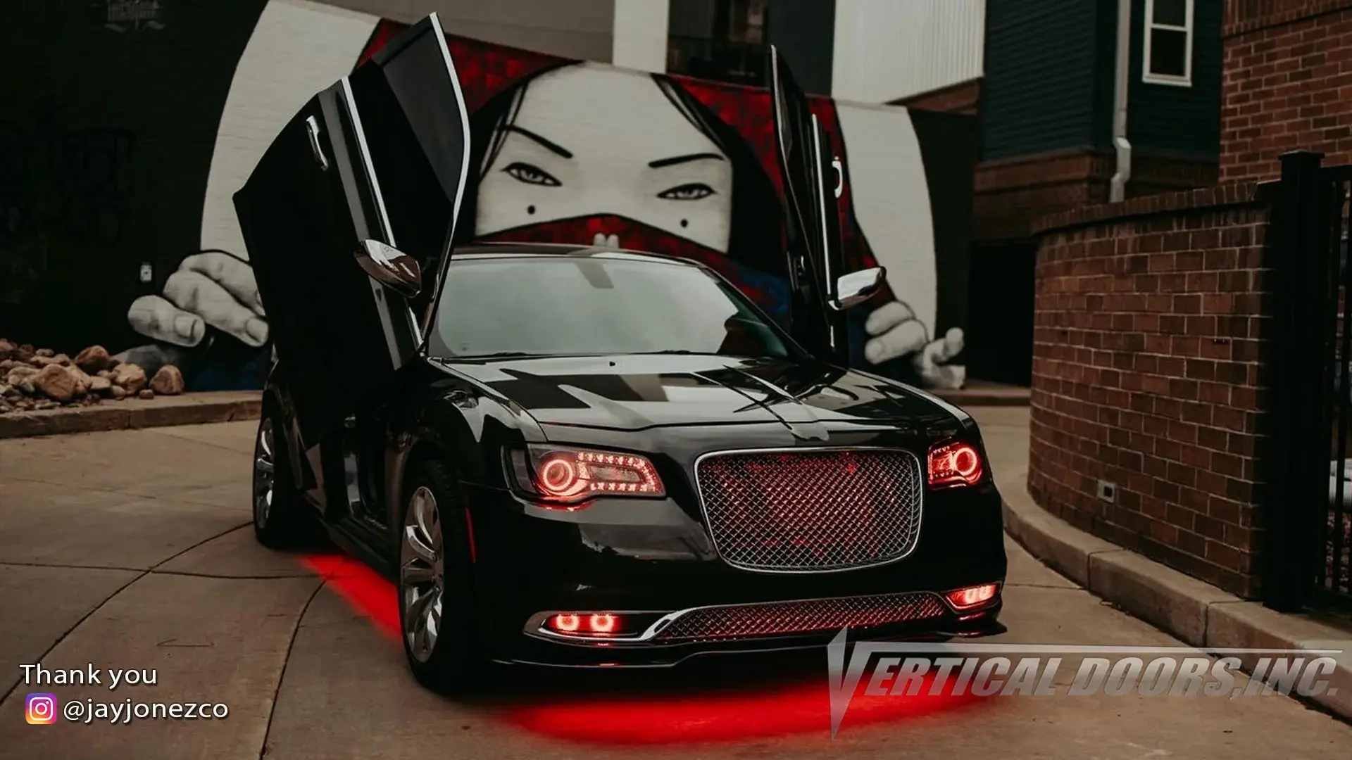 2011-2022 Chrysler 300 Bolt-on Vertical Lambo Door Conversion Kit
