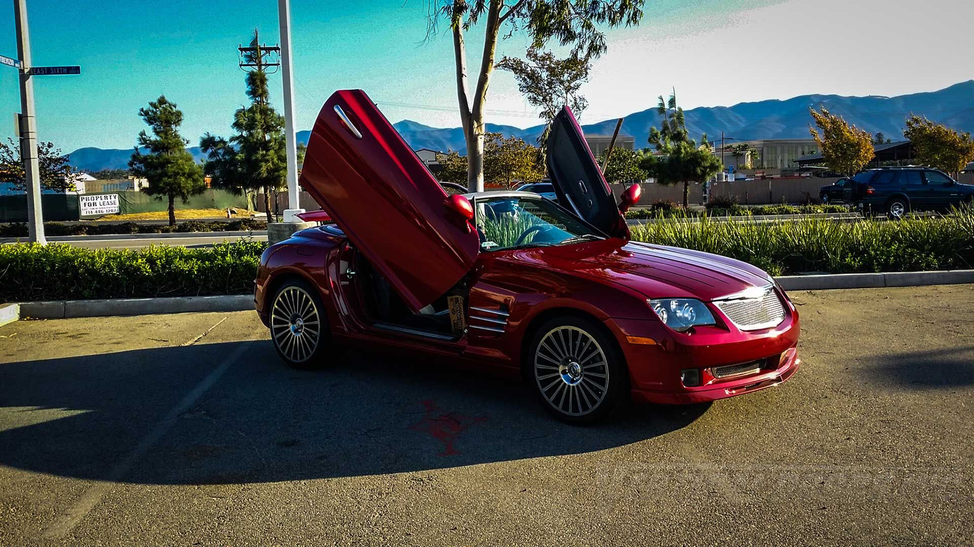 2004-2008 Chrysler Crossfire 2DR Bolt-on Vertical Lambo Door Conversion Kit