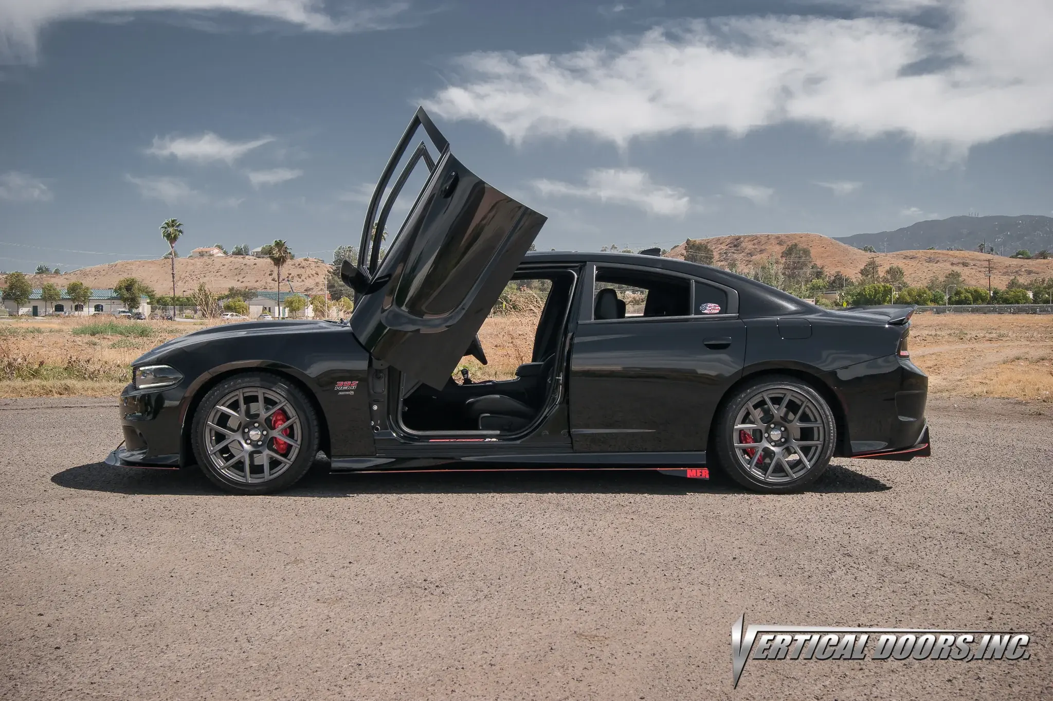 2011-2022 Dodge Charger Bolt-on Vertical Lambo Door Conversion Kit