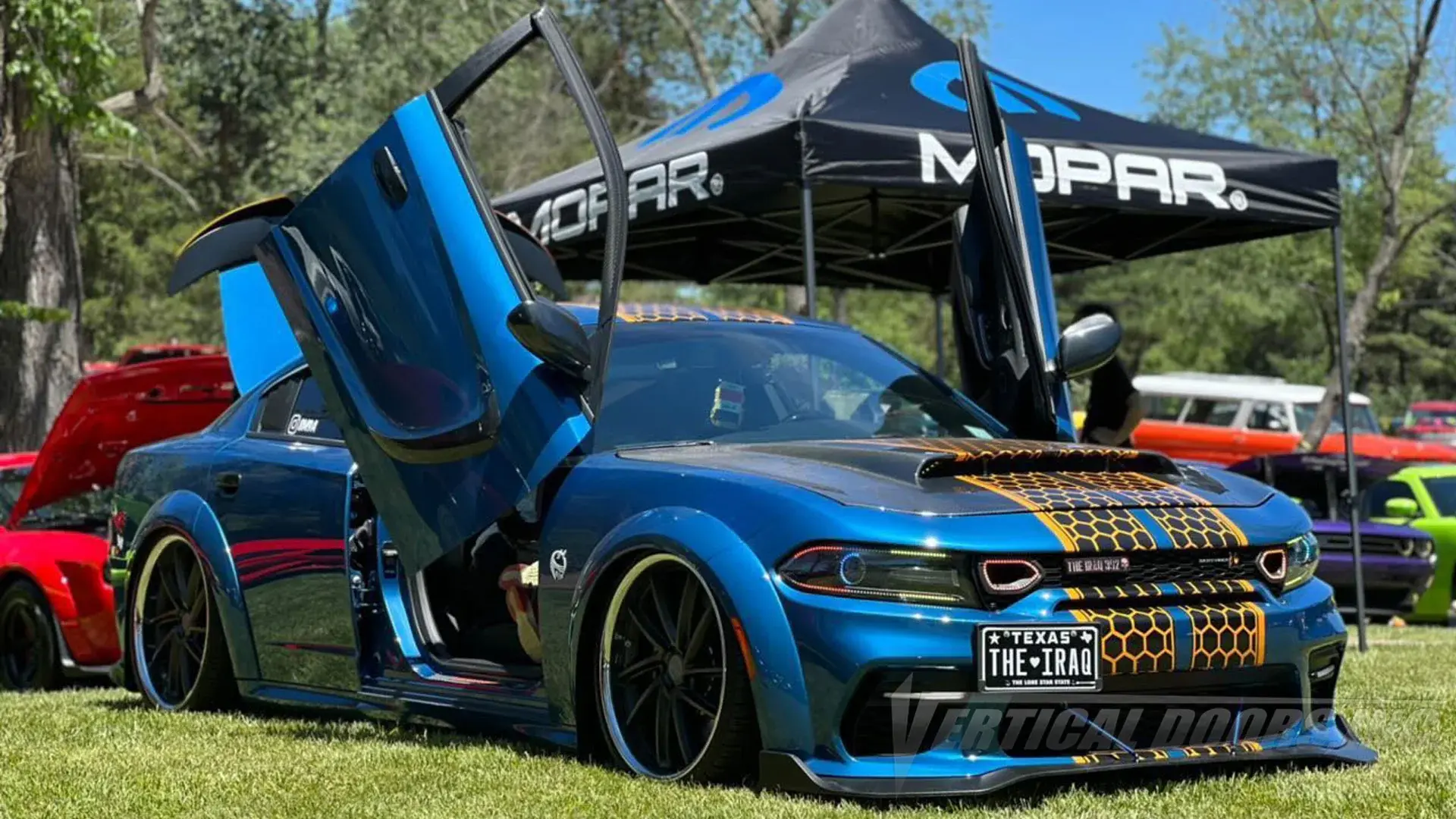 2011-2022 Dodge Charger Bolt-on Vertical Lambo Door Conversion Kit