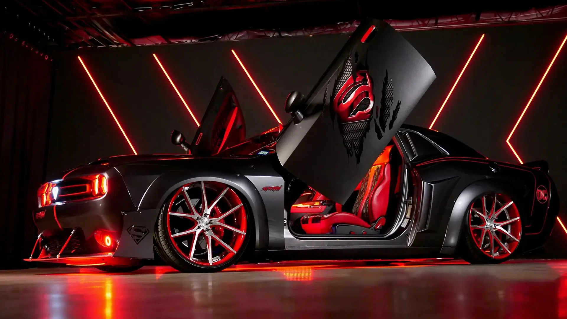 2009-2022 Dodge Challenger Bolt-on Vertical Lambo Door Conversion Kit - VDCDCHAL08