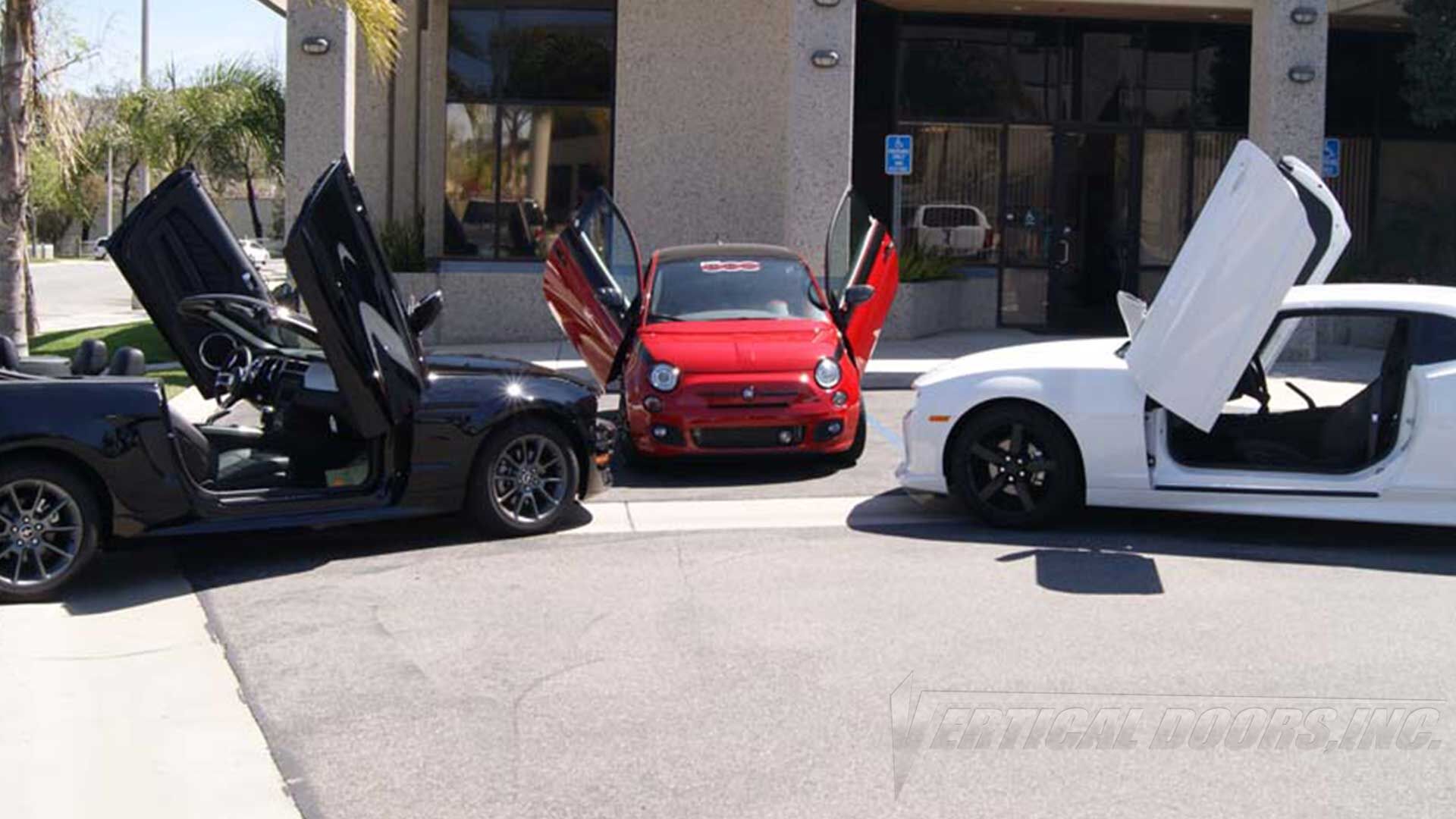 2011-2019 Fiat 500 Bolt-on Vertical Lambo Door Conversion Kit