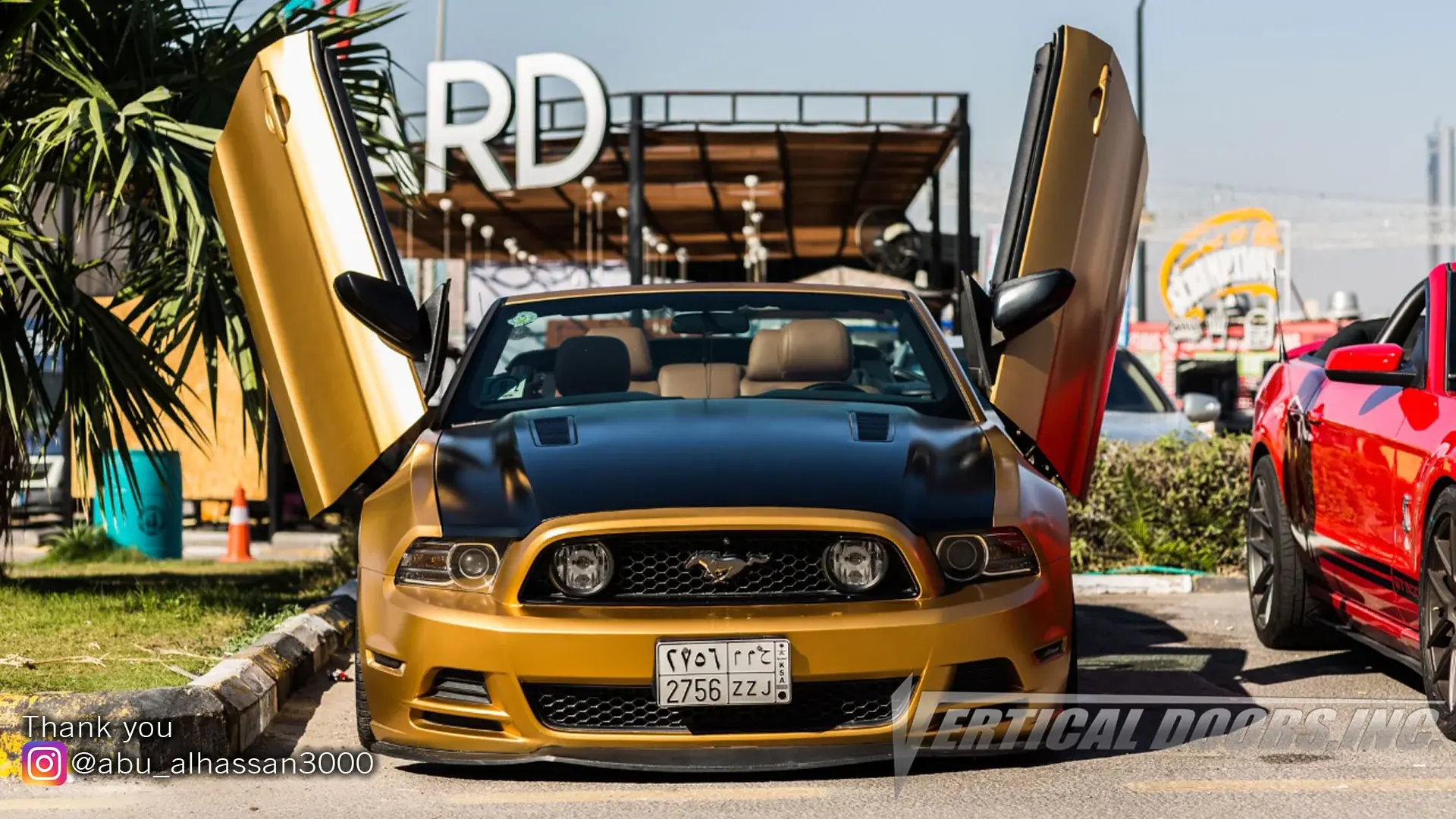 2011-2014 Ford Mustang Bolt-on Vertical Lambo Door Conversion Kit