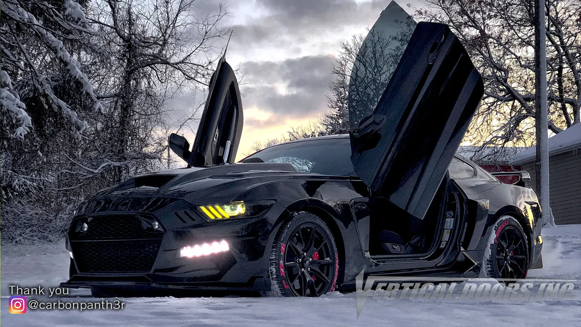 2015-2022 Ford Mustang Bolt-on Vertical Lambo Door Conversion Kit