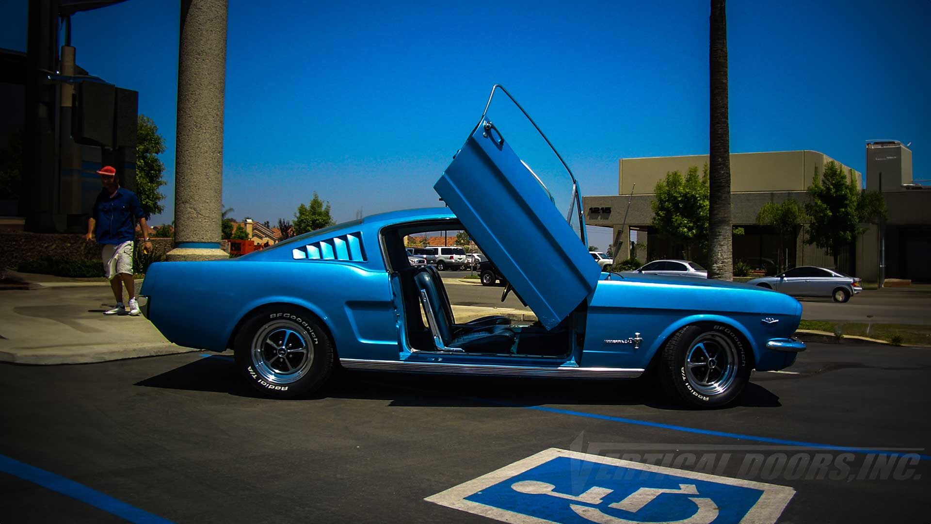 1967-1968 Ford Mustang Bolt-on Vertical Lambo Door Conversion Kit