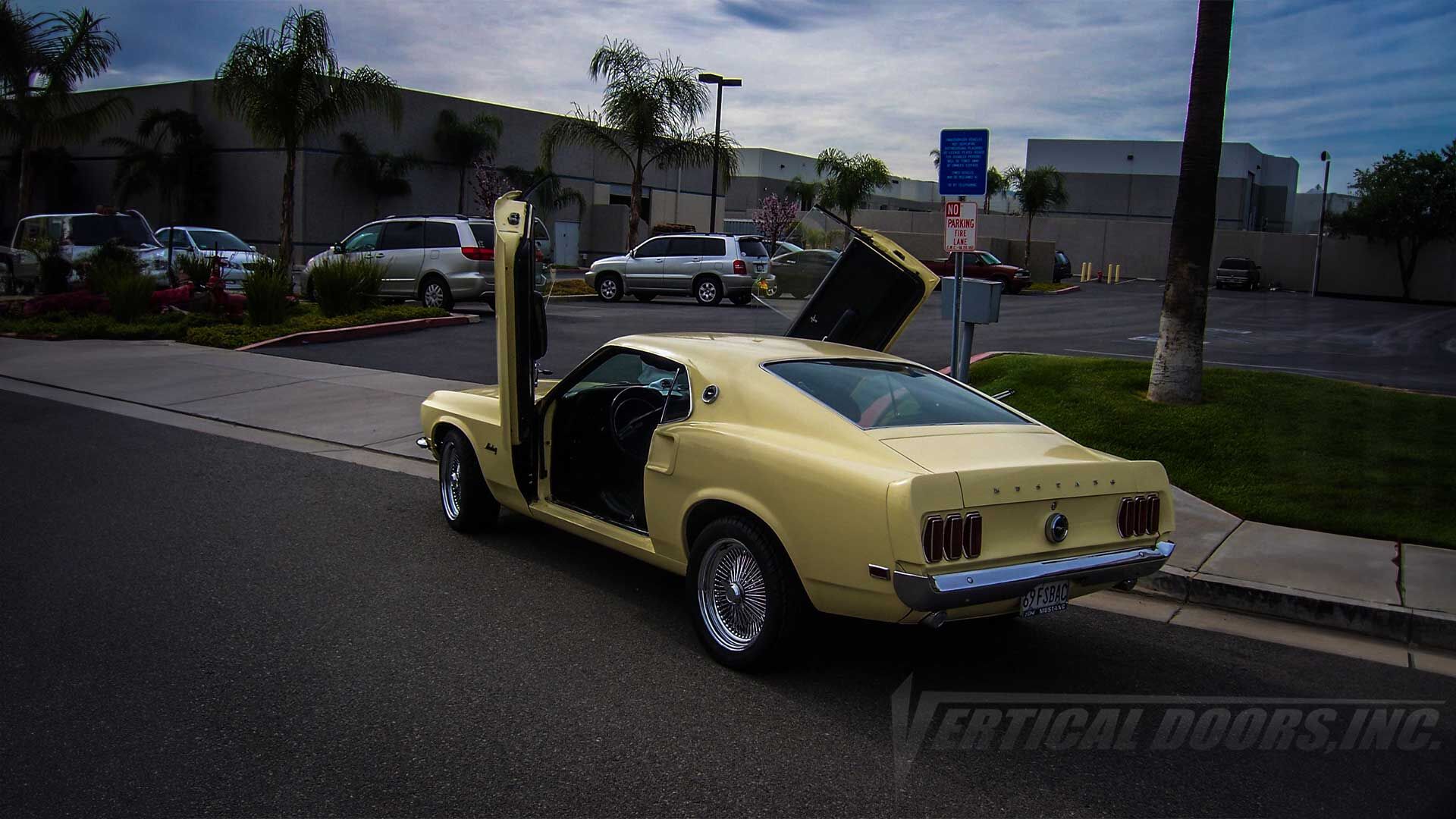 1969-1970 Ford Mustang Bolt-on Vertical Lambo Door Conversion Kit