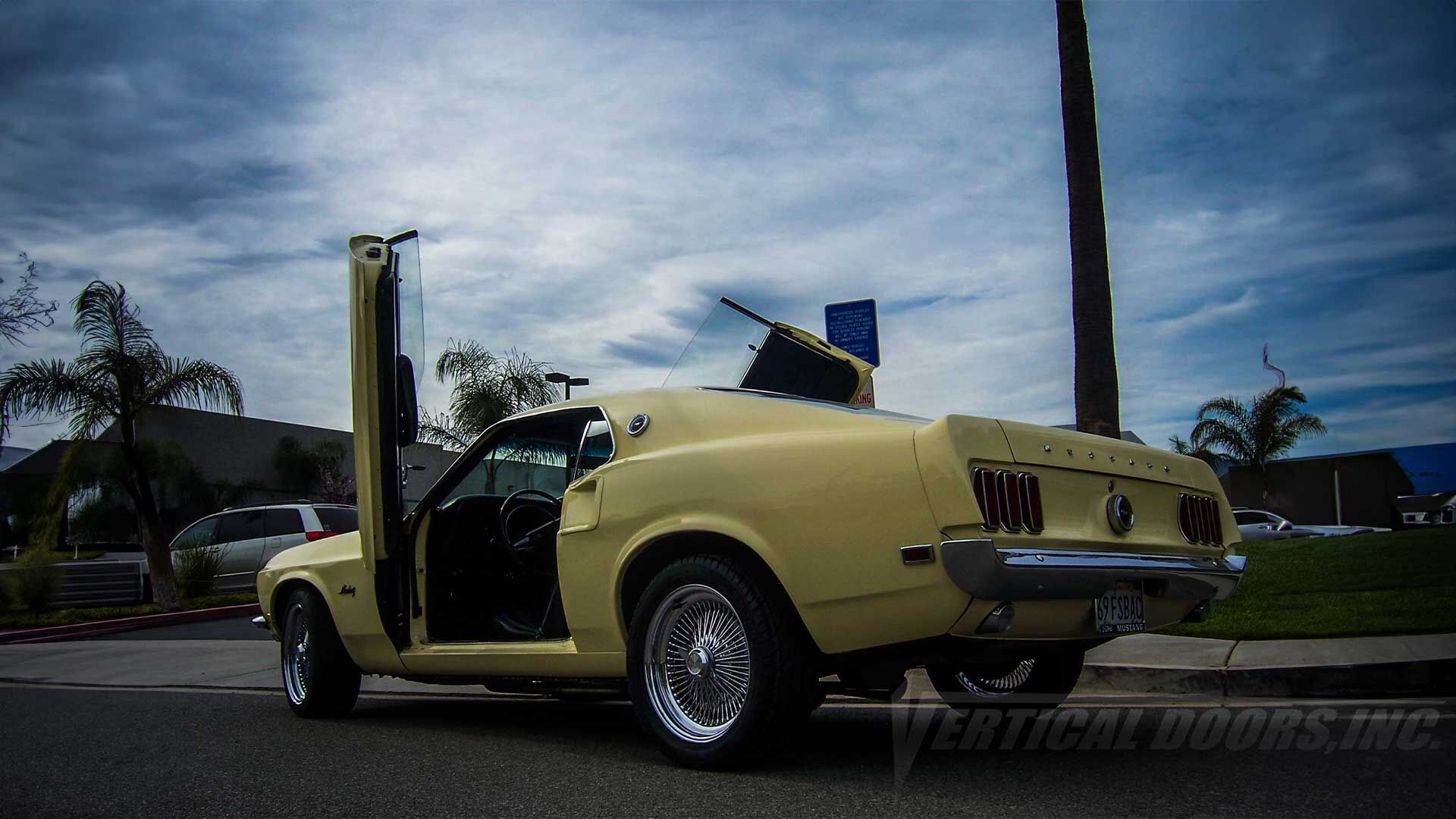 1969-1970 Ford Mustang Bolt-on Vertical Lambo Door Conversion Kit
