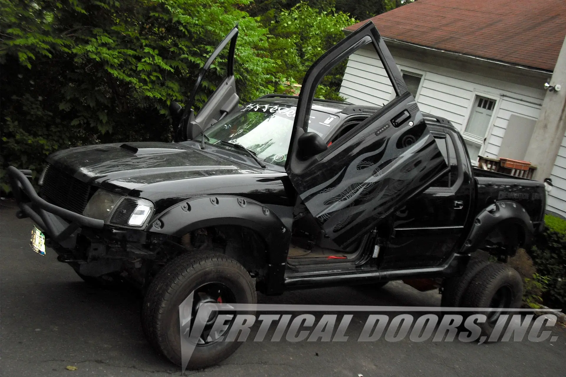 2001-2005 Ford Explorer Sport Trac Bolt-on Vertical Lambo Door Conversion Kit