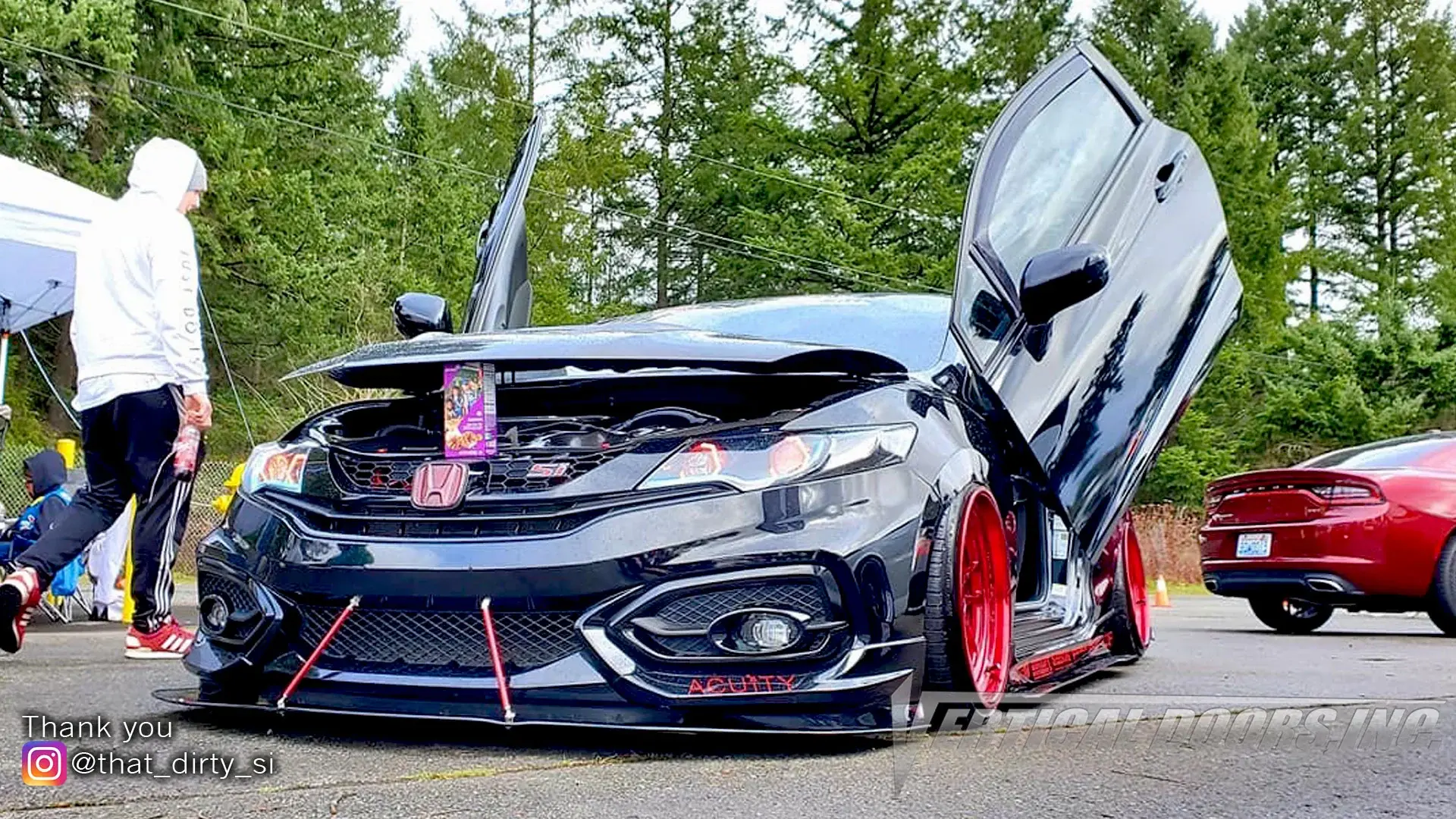 2011-2015 Honda Civic 2DR Bolt-on Vertical Lambo Door Conversion Kit