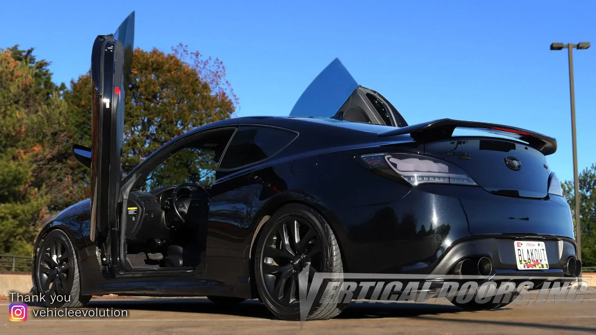 2009-2015 Hyundai Genesis 2DR Coupe Bolt-on Vertical Lambo Door Conversion Kit