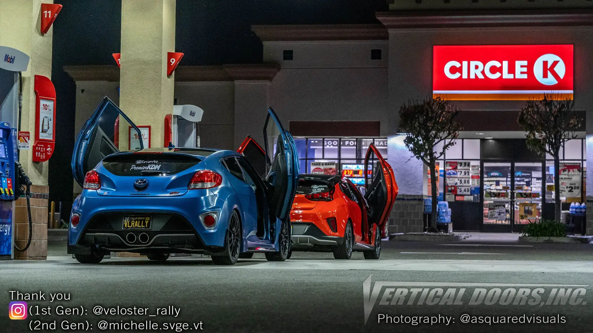 2011-2018 Hyundai Veloster 2DR Bolt-on Vertical Lambo Door Conversion Kit