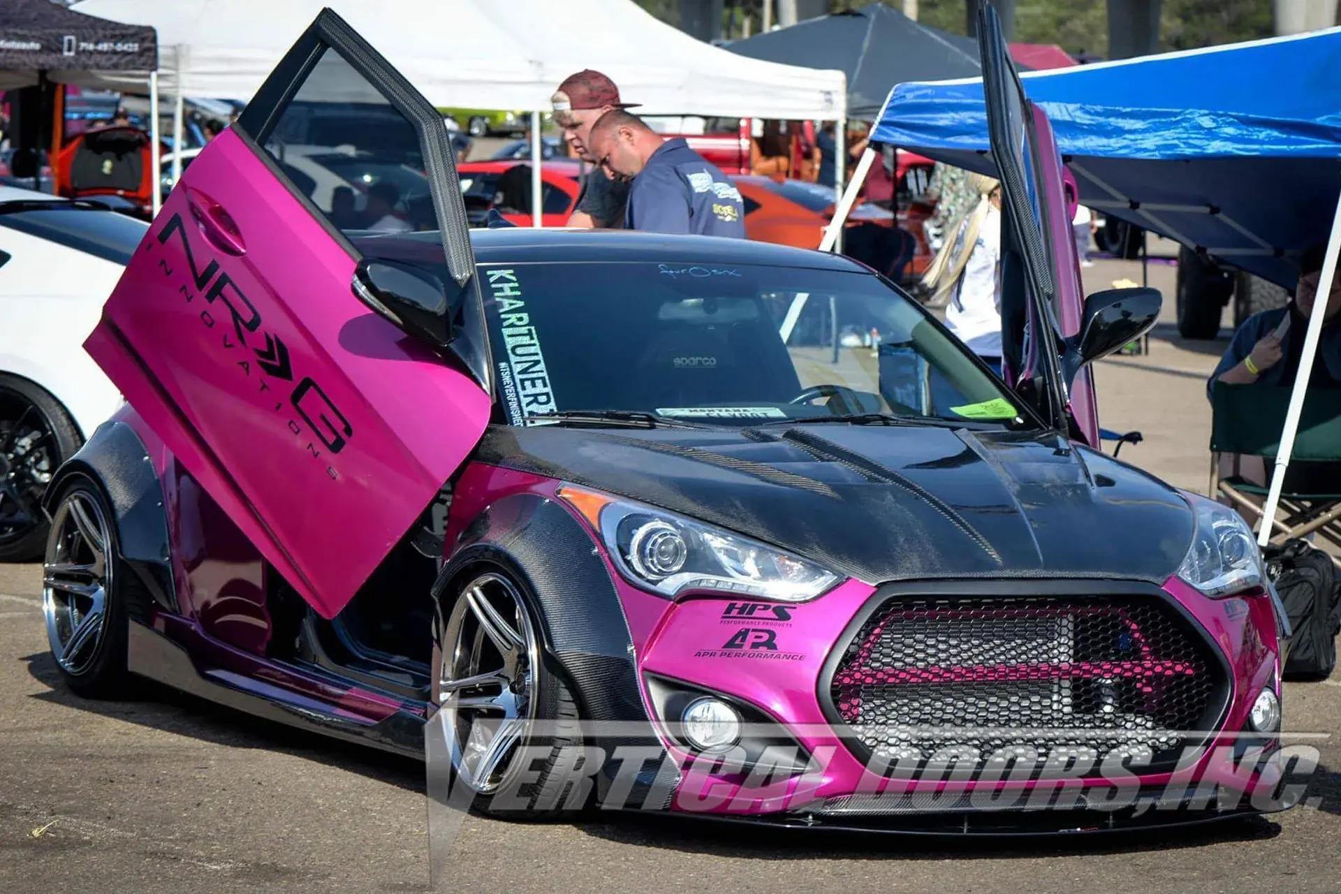 2011-2018 Hyundai Veloster 2DR Bolt-on Vertical Lambo Door Conversion Kit