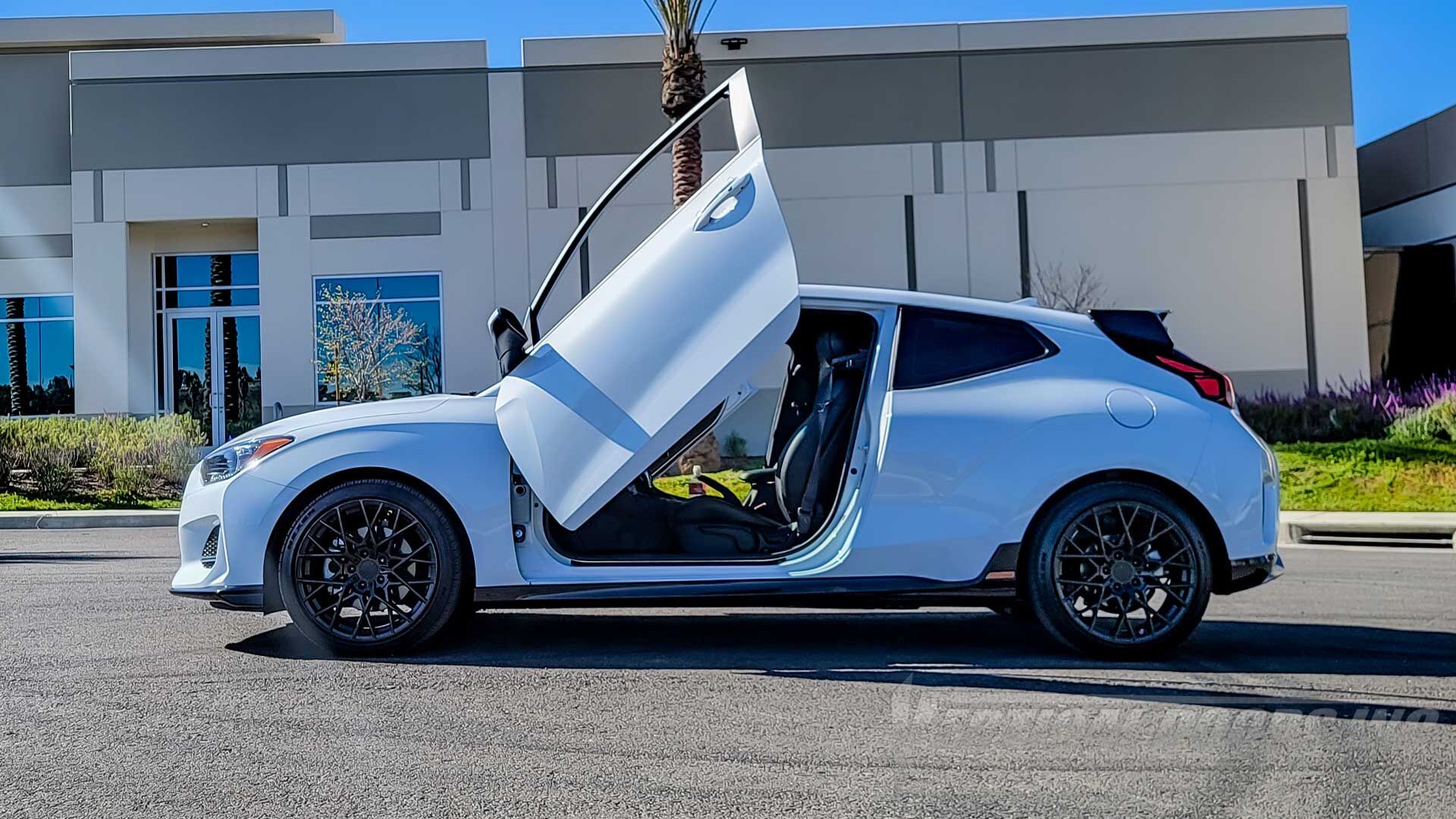 2019-2023 Hyundai Veloster 2DR Bolt-on Vertical Lambo Door Conversion Kit