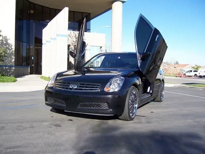 2003-2008 Infiniti G35 4DR Bolt-on Vertical Lambo Door Conversion Kit - VDCIG350308