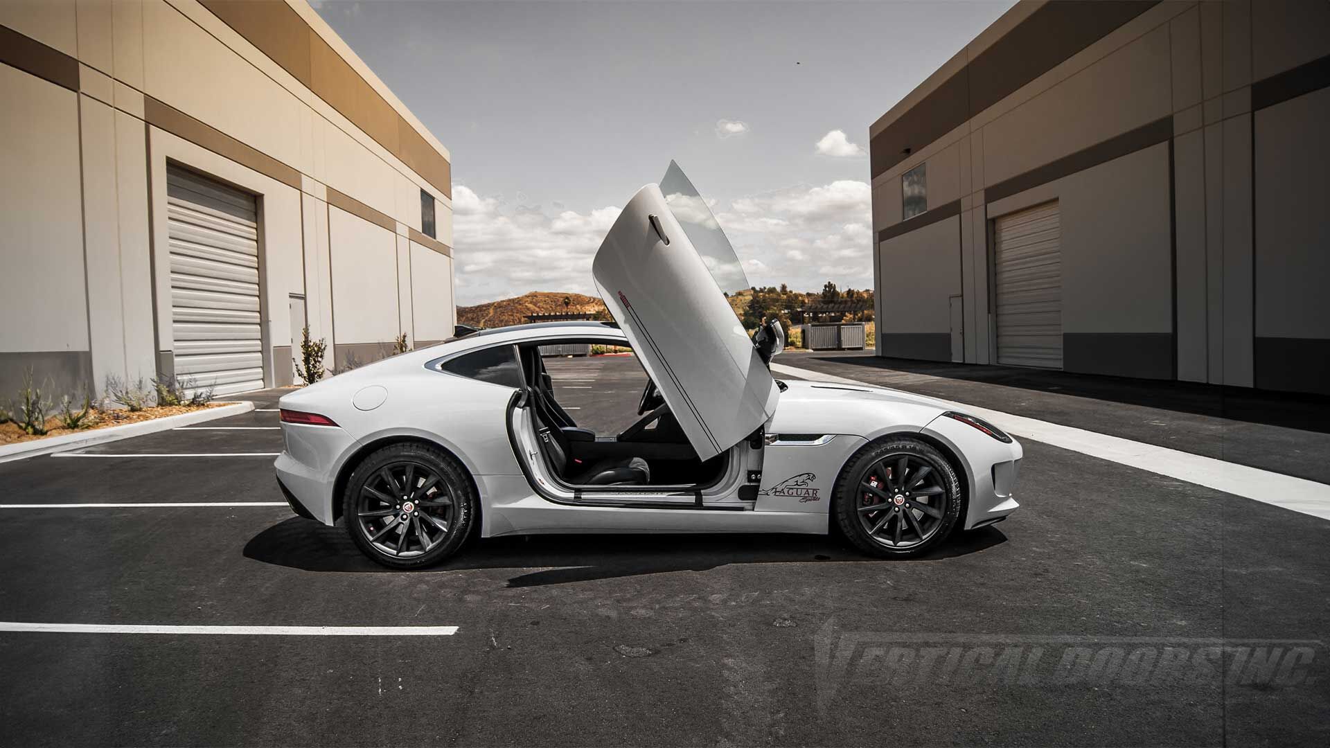 2014-2016 Jaguar F-Type Bolt-on Vertical Lambo Door Conversion Kit