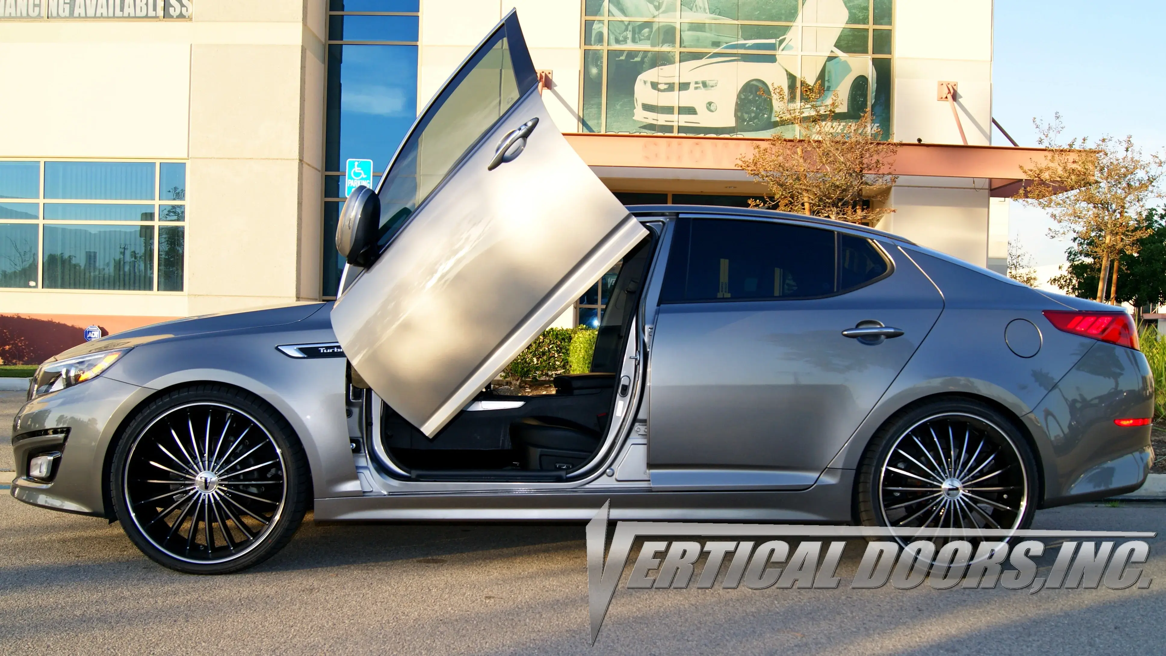 2011-2015 Kia Optima 4DR Bolt-on Vertical Lambo Door Conversion Kit