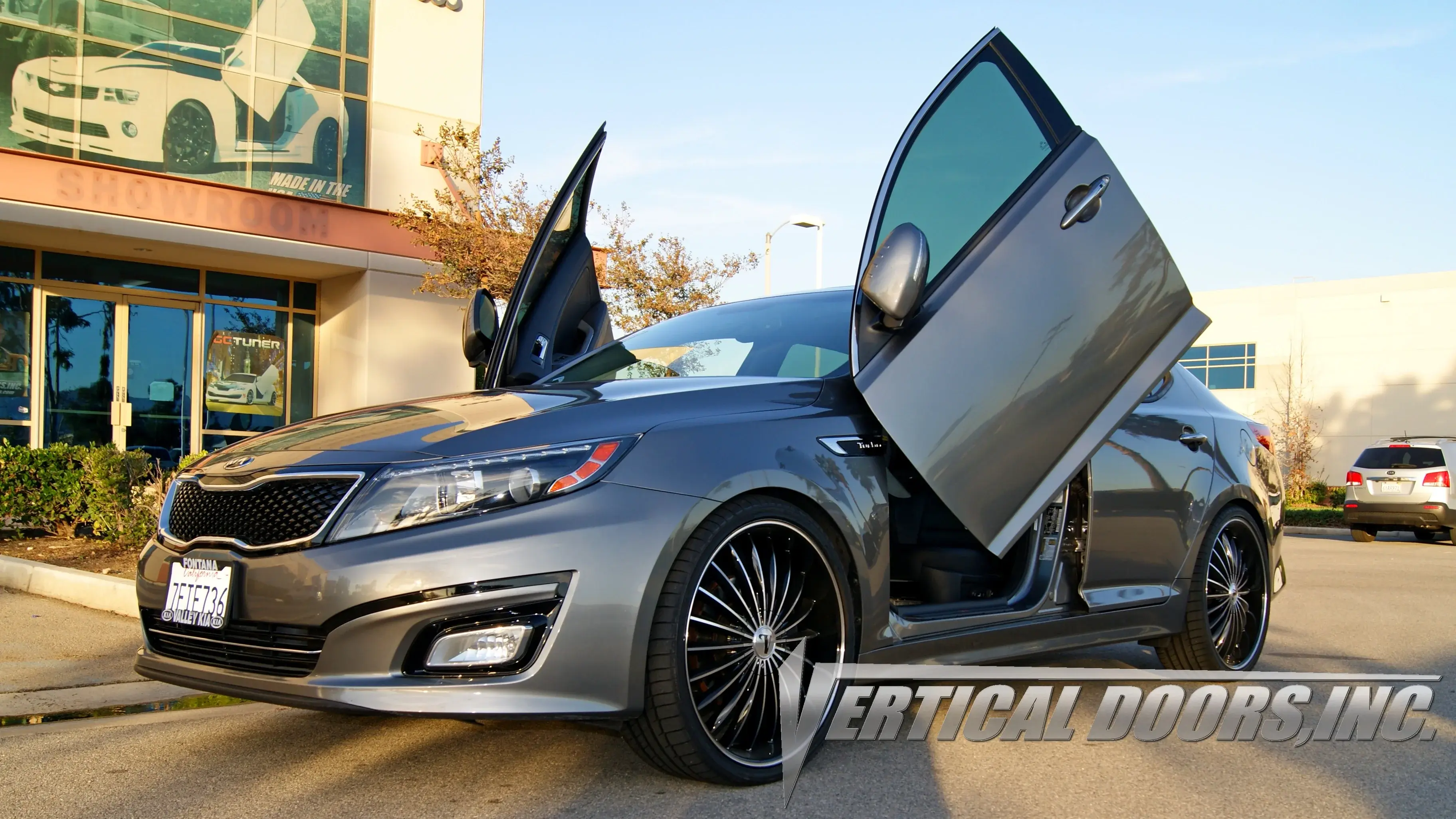 2011-2015 Kia Optima 4DR Bolt-on Vertical Lambo Door Conversion Kit
