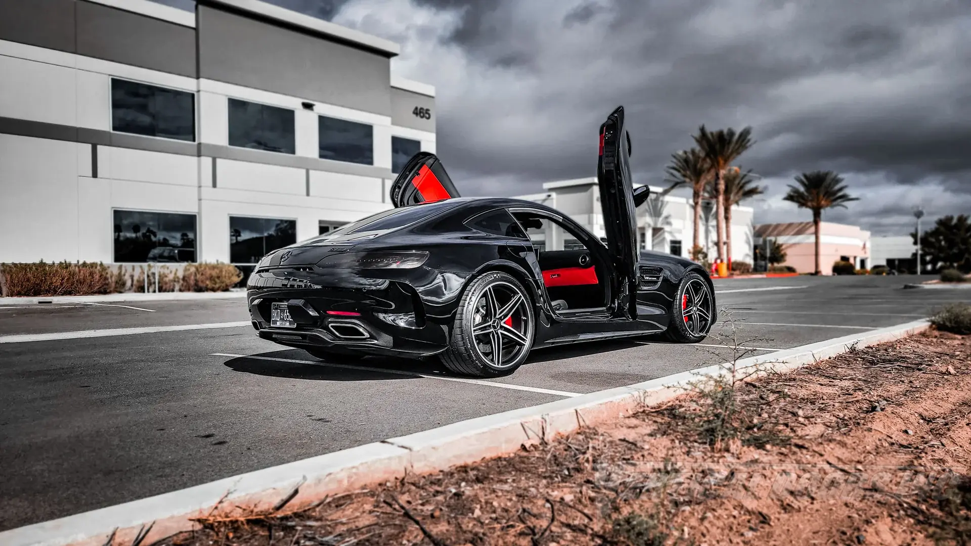 2015-2022 Mercedes AMG GT Coupe Bolt-on Vertical Lambo Door Conversion Kit