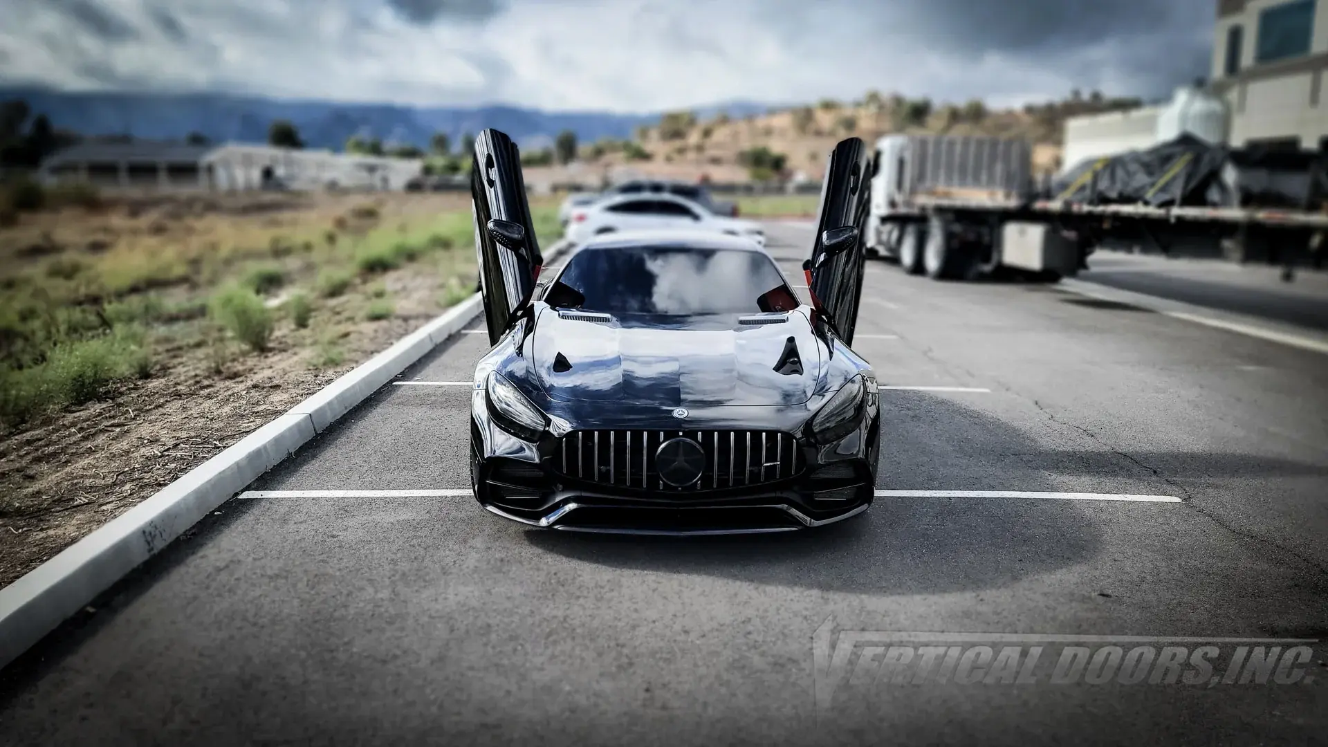 2015-2022 Mercedes AMG GT Coupe Bolt-on Vertical Lambo Door Conversion Kit