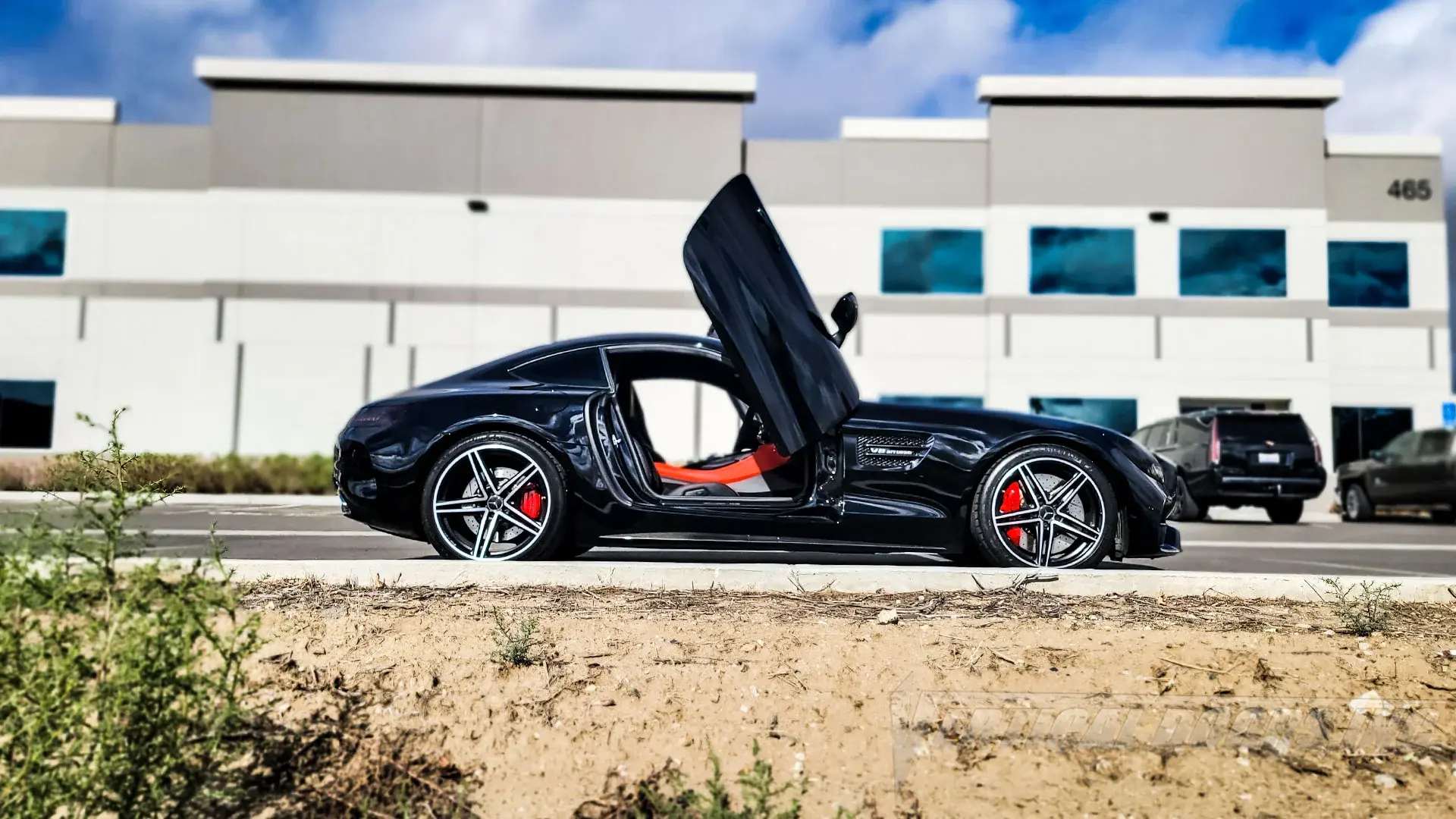 2015-2022 Mercedes AMG GT Coupe Bolt-on Vertical Lambo Door Conversion Kit