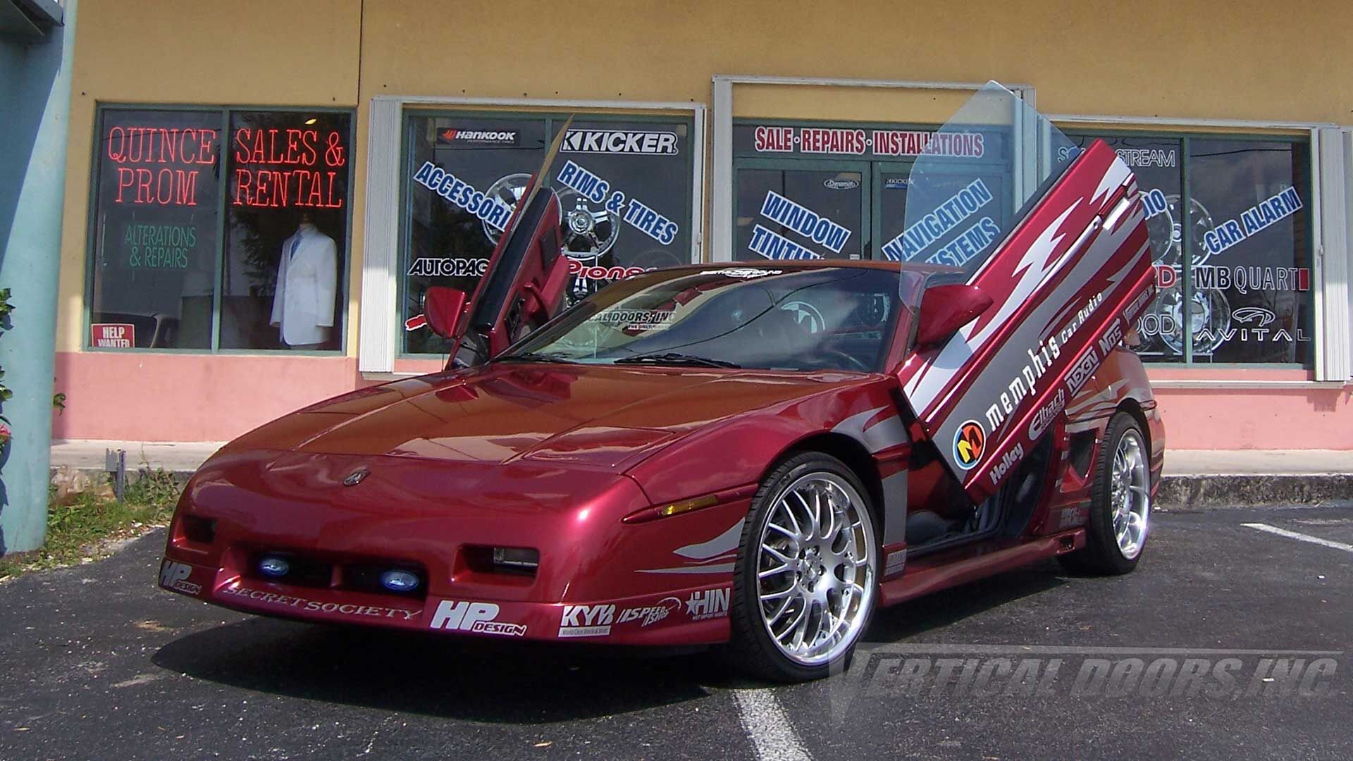 1984-1988 Pontiac Fiero Bolt-on Vertical Lambo Door Conversion Kit