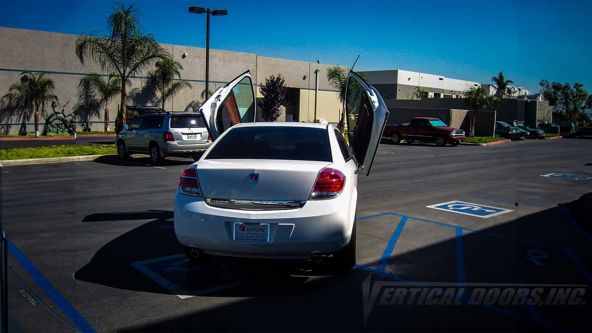 2007-2009 Saturn Aura 4DR Bolt-on Vertical Lambo Door Conversion Kit