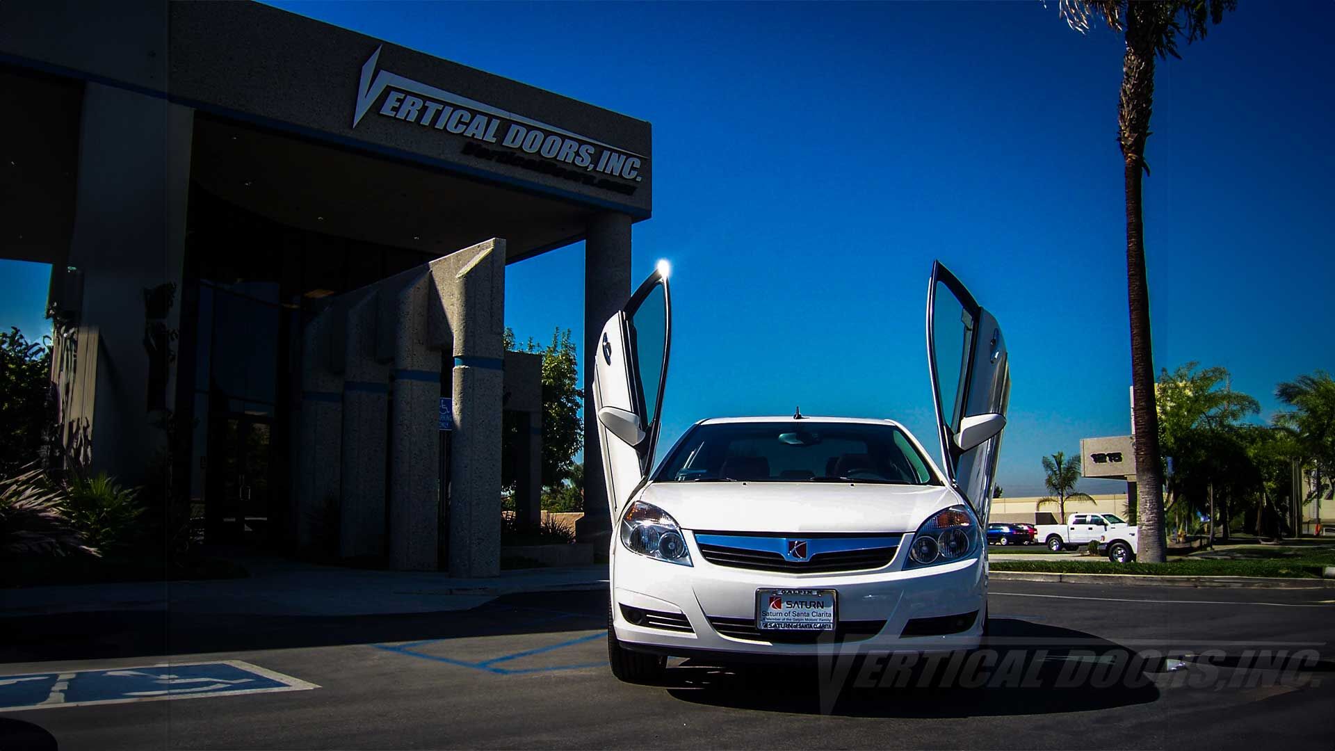 2007-2009 Saturn Aura 4DR Bolt-on Vertical Lambo Door Conversion Kit