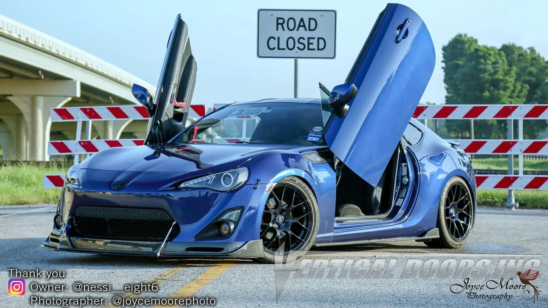 2012-2018 Scion FRS 2DR Bolt-on Vertical Lambo Door Conversion Kit