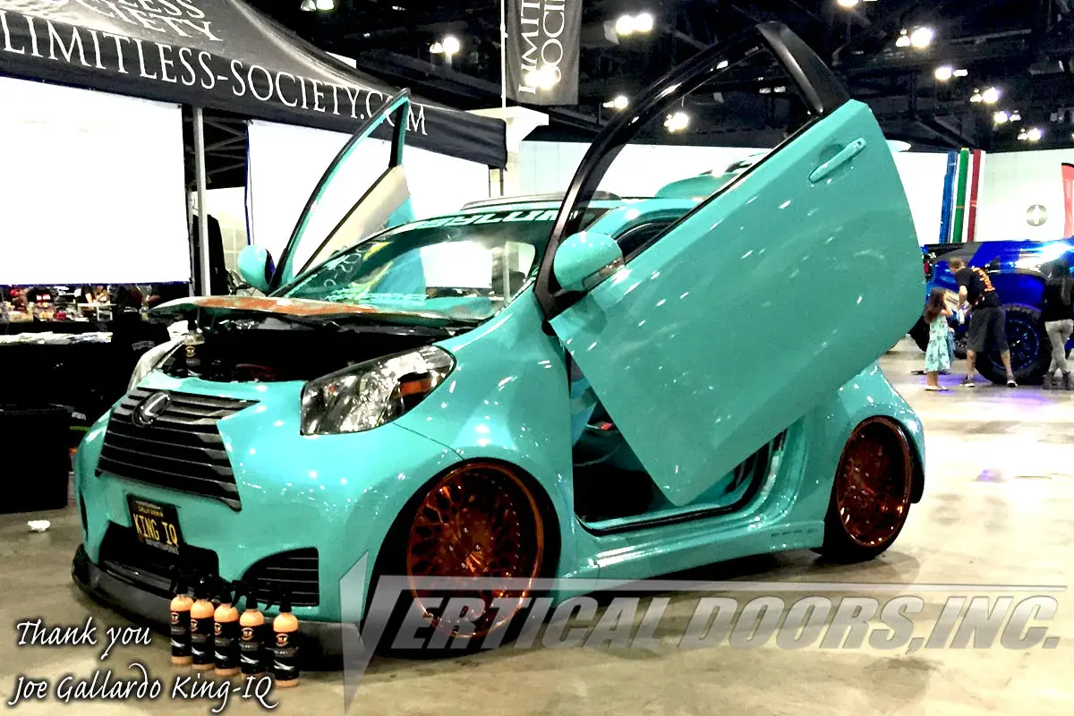 2008-2012 Scion iQ 2DR Bolt-on Vertical Lambo Door Conversion Kit