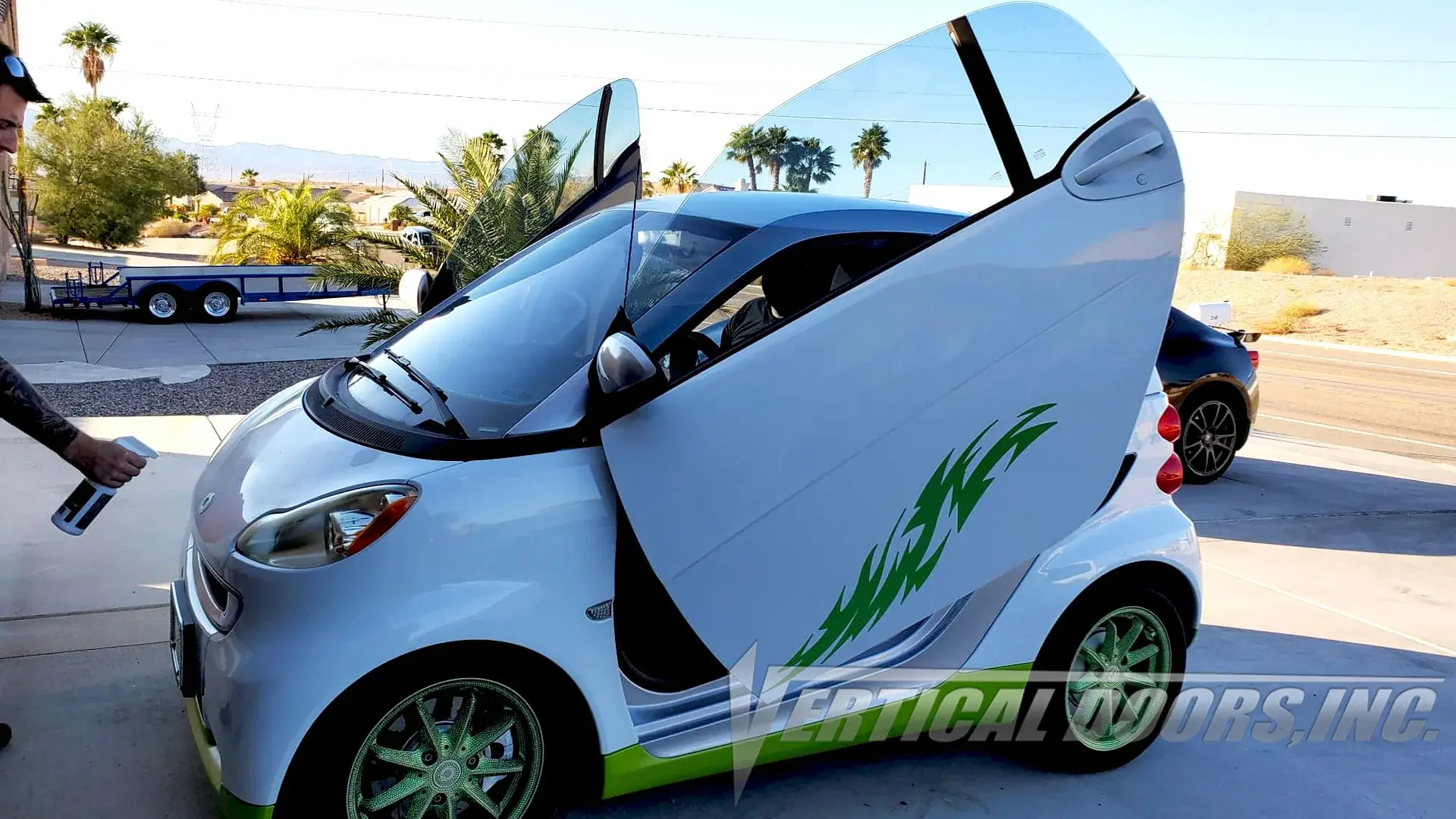 2008-2014 Smart ForTwo 451 2DR Bolt-on Vertical Lambo Door Conversion Kit