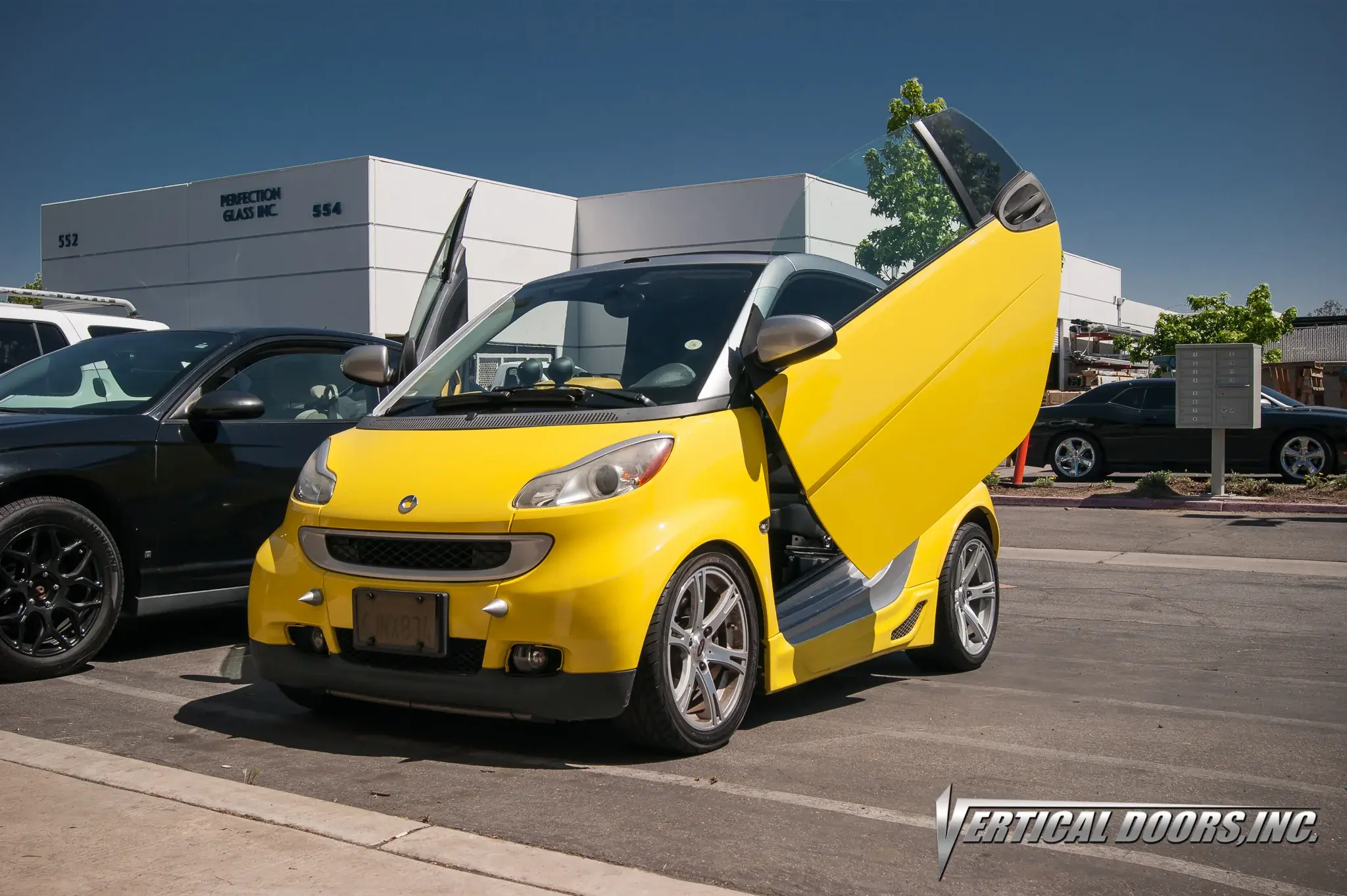 2008-2014 Smart ForTwo 451 2DR Bolt-on Vertical Lambo Door Conversion Kit