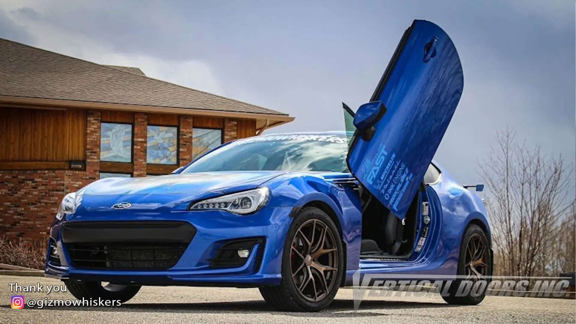 2012-2020 Subaru BRZ 2DR Bolt-on Vertical Lambo Door Conversion Kit