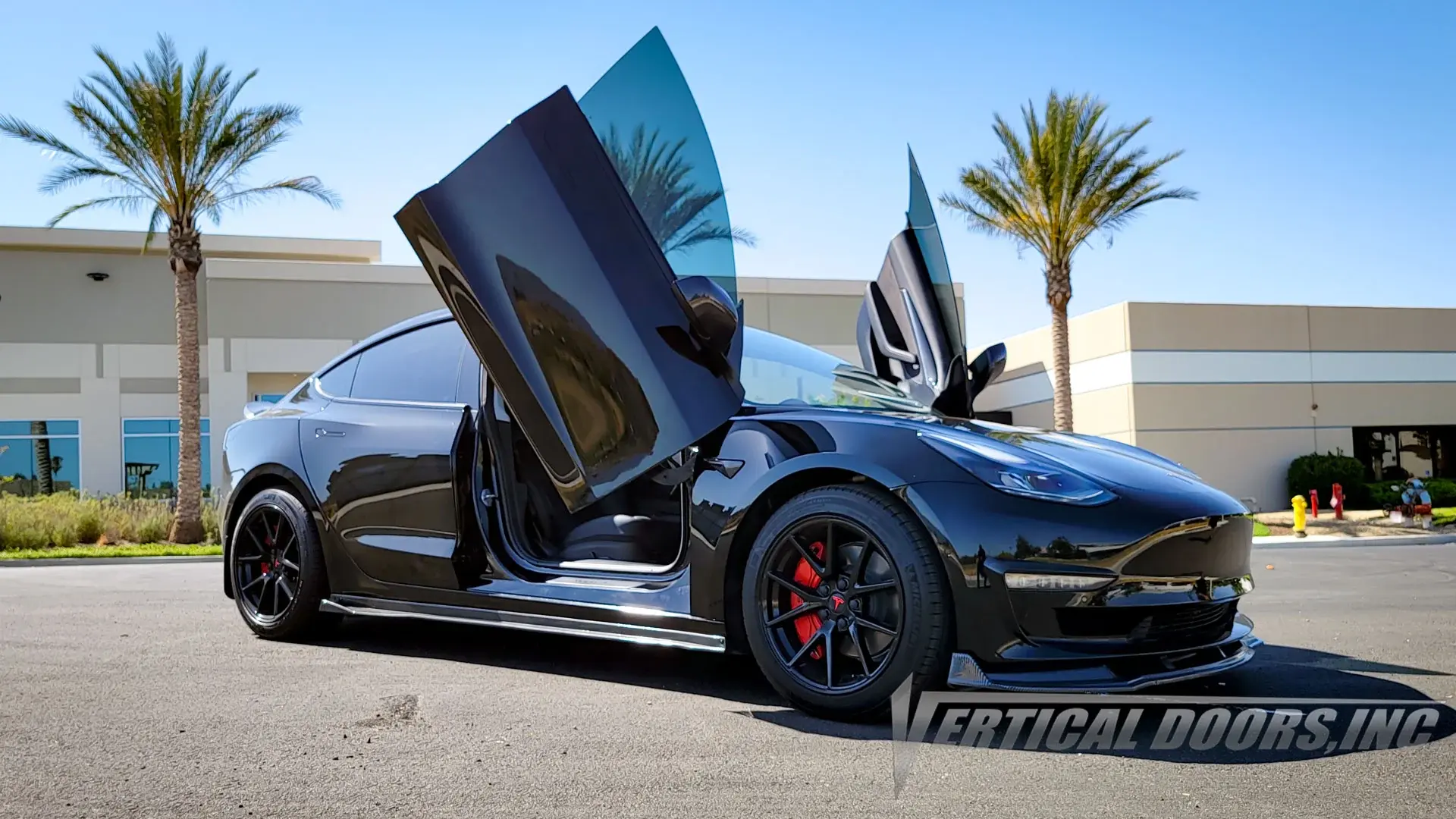 2017-2022 Tesla Model 3 4DR Bolt-on Vertical Lambo Door Conversion Kit