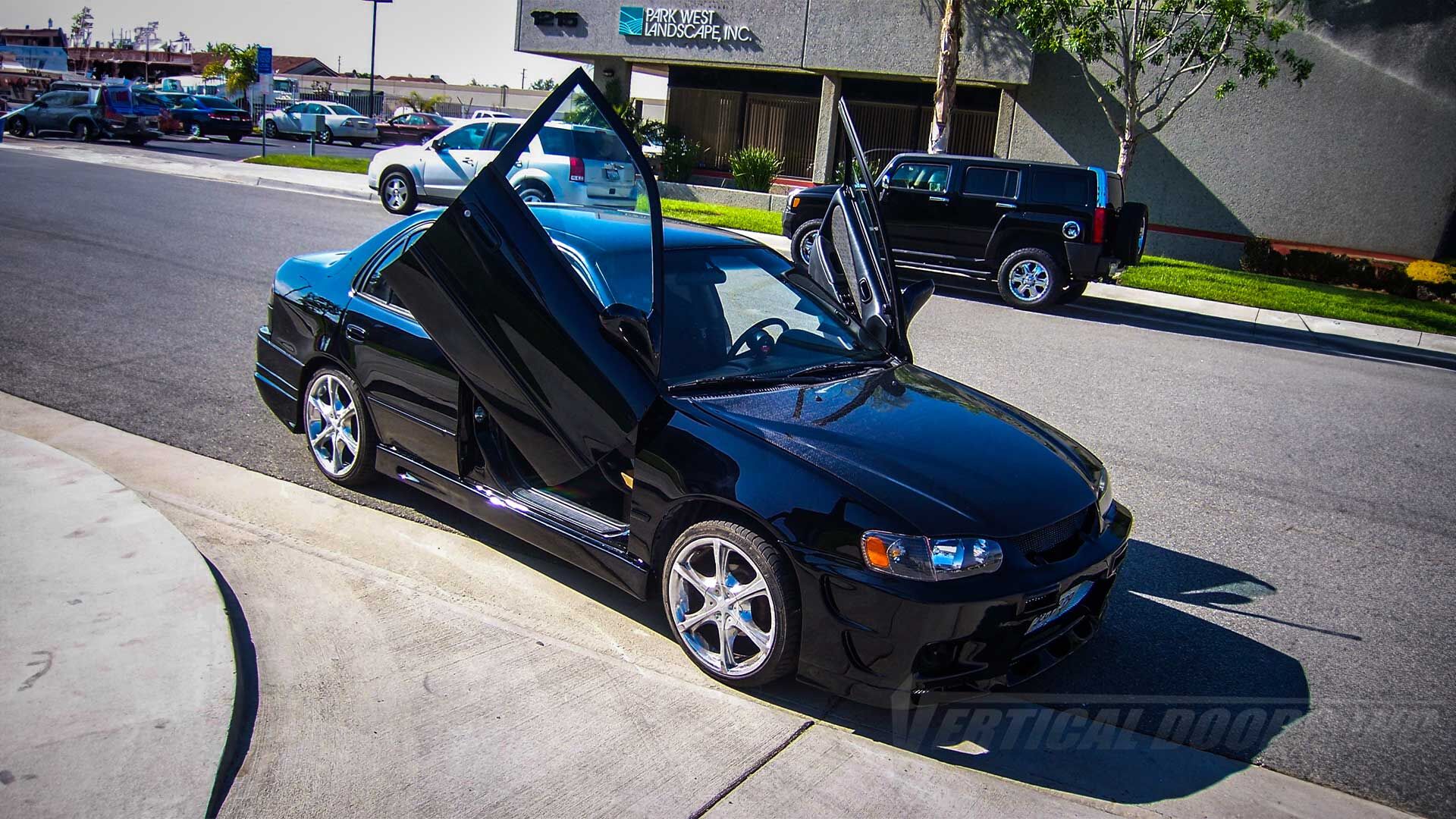 1995-2002 Toyota Corolla 4DR Bolt-on Vertical Lambo Door Conversion Kit