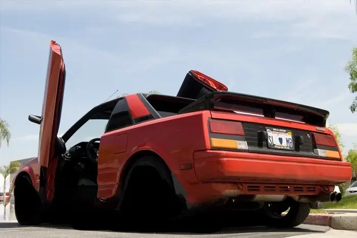 1984-1989 Toyota MR2 2DR Bolt-on Vertical Lambo Door Conversion Kit - VDCTOYMRS84892DR