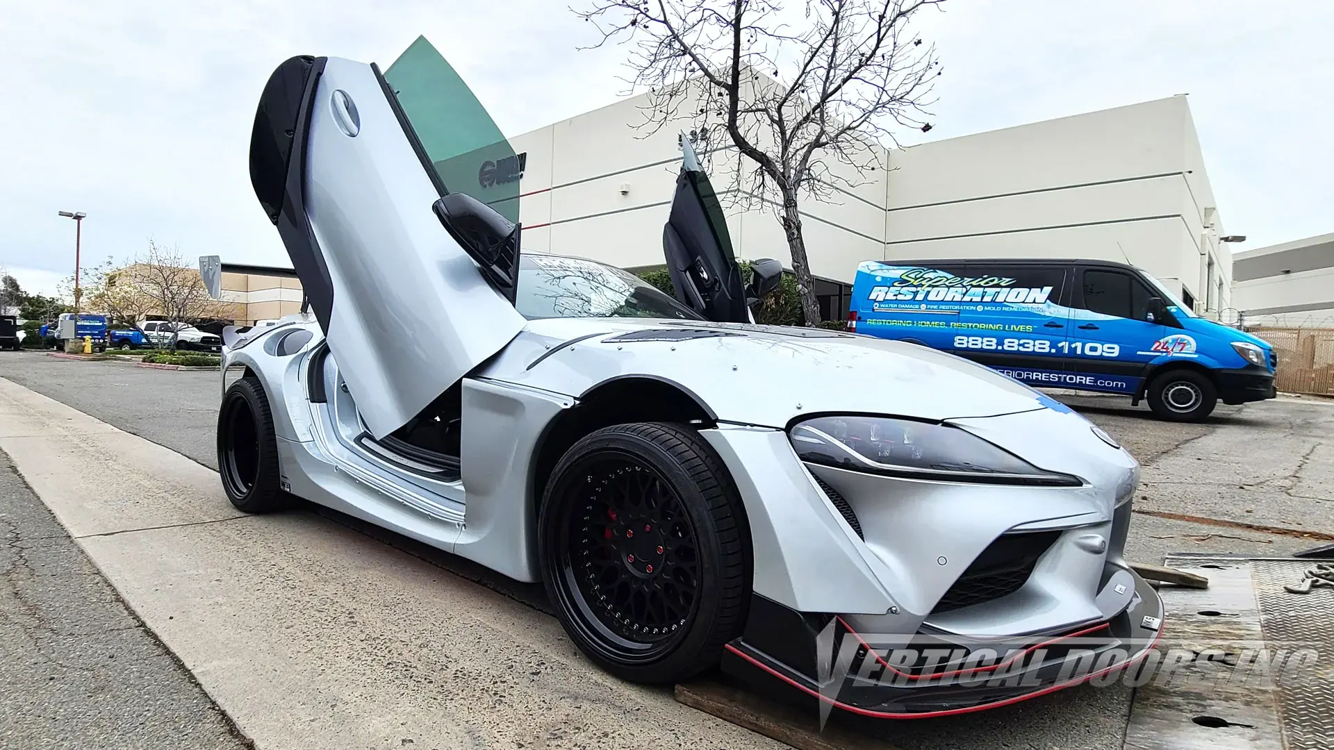 2019-2022 Toyota Supra Bolt-on Vertical Lambo Door Conversion Kit
