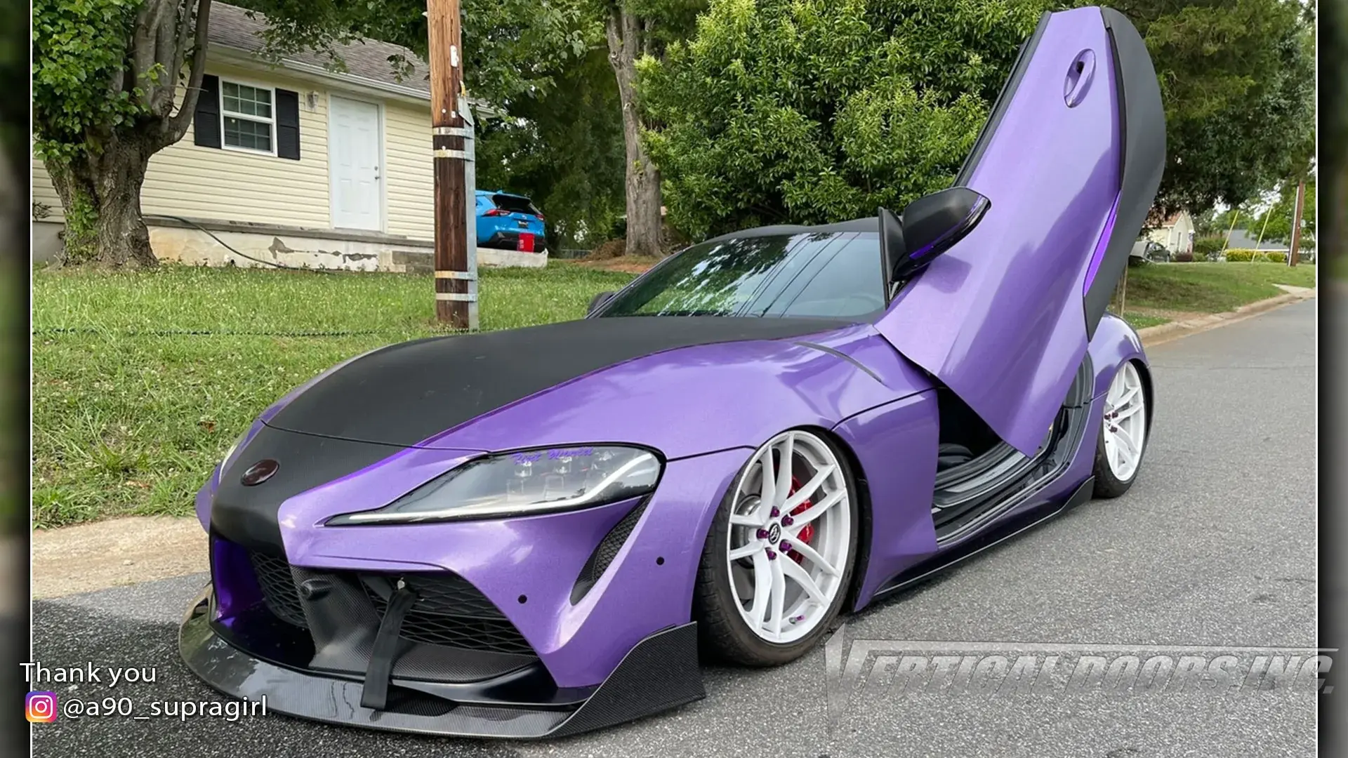 2019-2022 Toyota Supra Bolt-on Vertical Lambo Door Conversion Kit