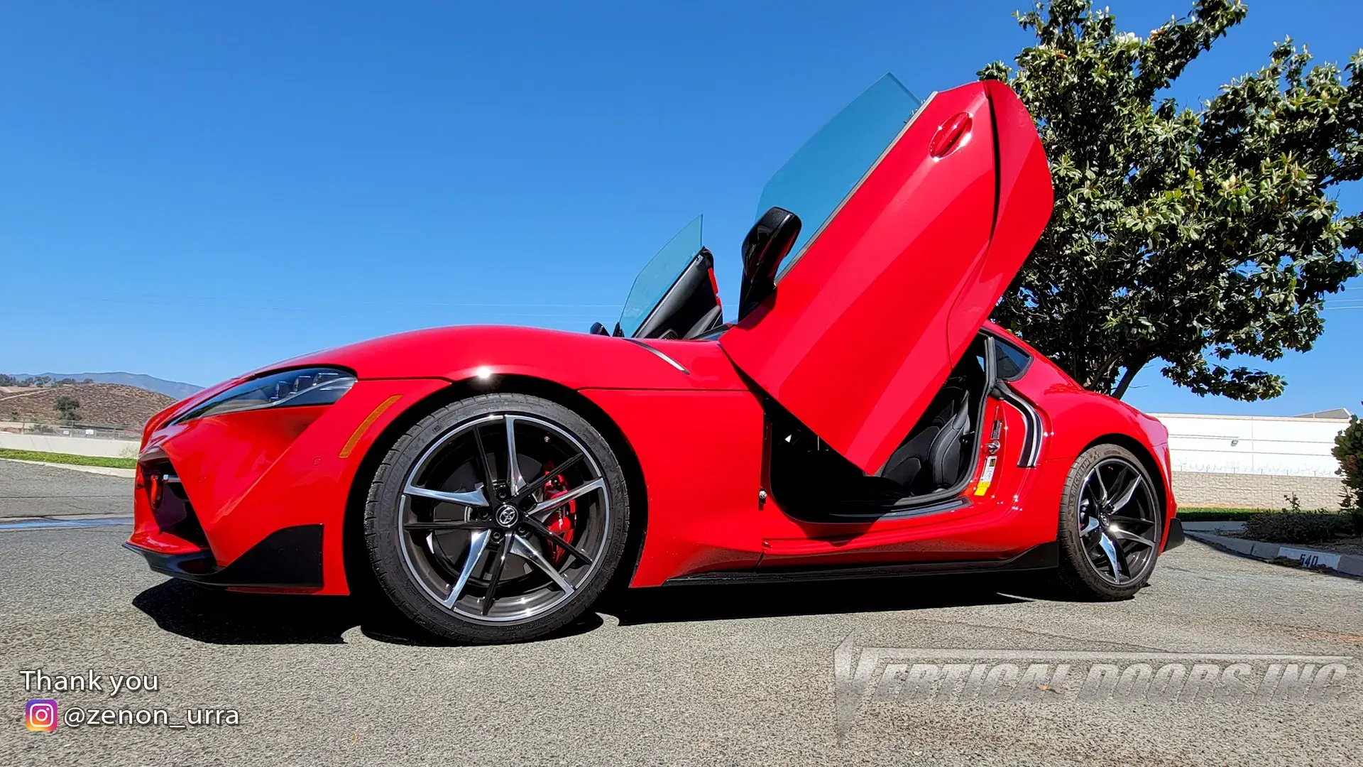 2019-2022 Toyota Supra Bolt-on Vertical Lambo Door Conversion Kit