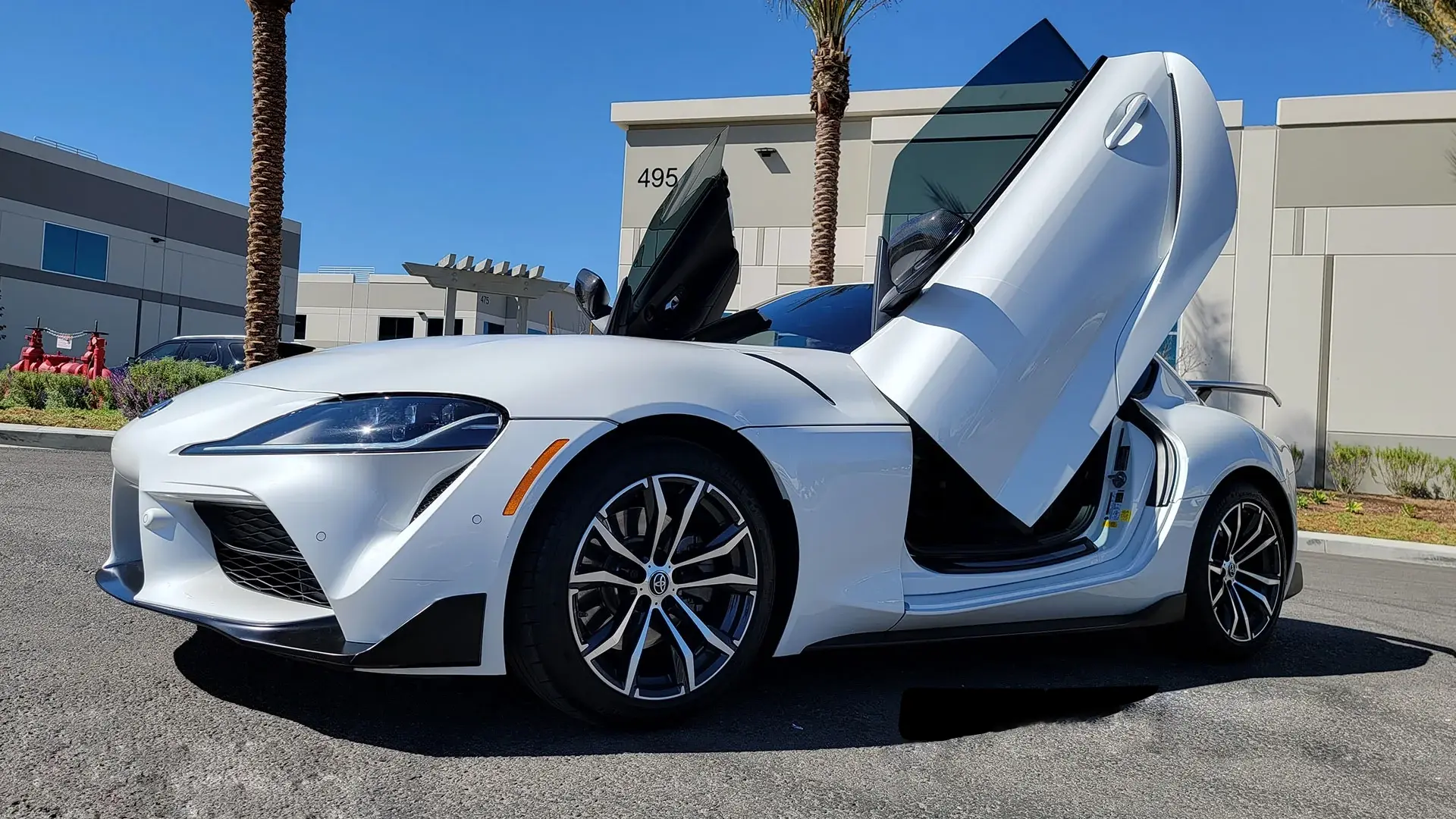 2019-2022 Toyota Supra Bolt-on Vertical Lambo Door Conversion Kit - VDCTOYSUP20
