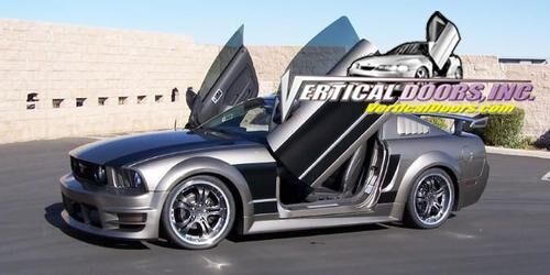 2005-2010 Ford Mustang Bolt-On Vertical Lambo Door Conversion - VDI-VDCFM0506