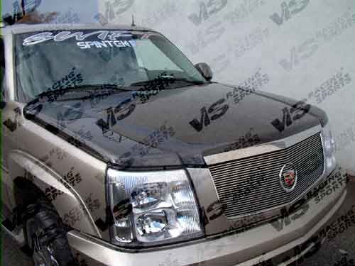 2002-2004 Cadillac Escalade OEM Carbon Fiber Hood by ViS Racing