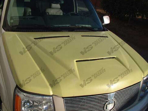 2002-2006 Cadillac Escalade Outlaw I Fiberglass Hood - VIS-02CAESCDOL1-010