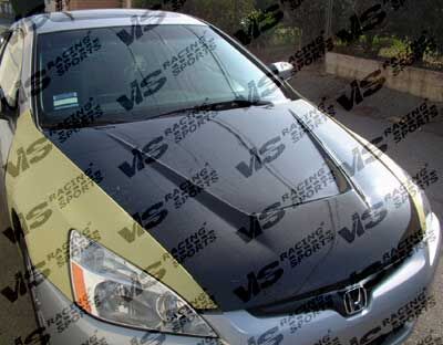 2003-2007 Honda Accord 4DR Invader Carbon Fiber Hood by ViS Racing