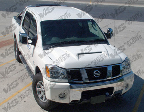 2004-2012 Nissan Titan Outlaw I Fiberglass Hood - VIS-03NSTIT2DOL1-010