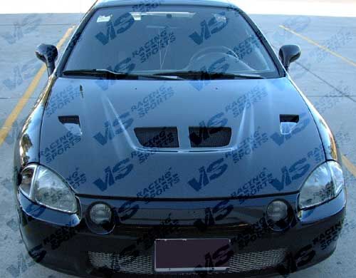 1993-1997 Honda Del Sol EVO Carbon Fiber Hood by ViS Racing