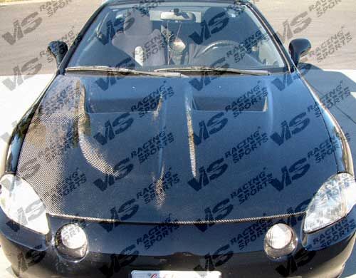 1993-1997 Honda Del Sol Xtreme GT Carbon Fiber Hood by ViS Racing