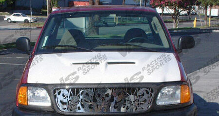 1997-2003 Ford F-150 Outlaw Type 2 Fiberglass Hood - VIS-97FDEXP4DOL2-010