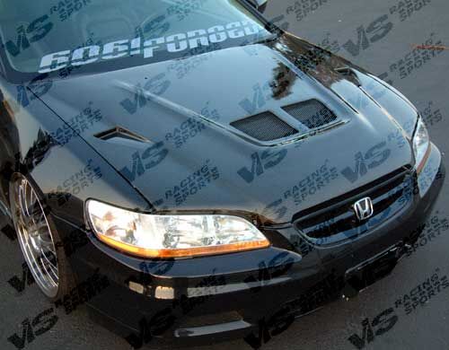 1998-2002 Honda Accord 2DR EVO Carbon Fiber Hood by ViS Racing